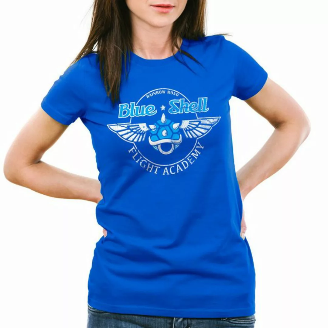 style3 T-Shirt Blue Shell luigi academy panzer mario kart wii switch rennen günstig online kaufen