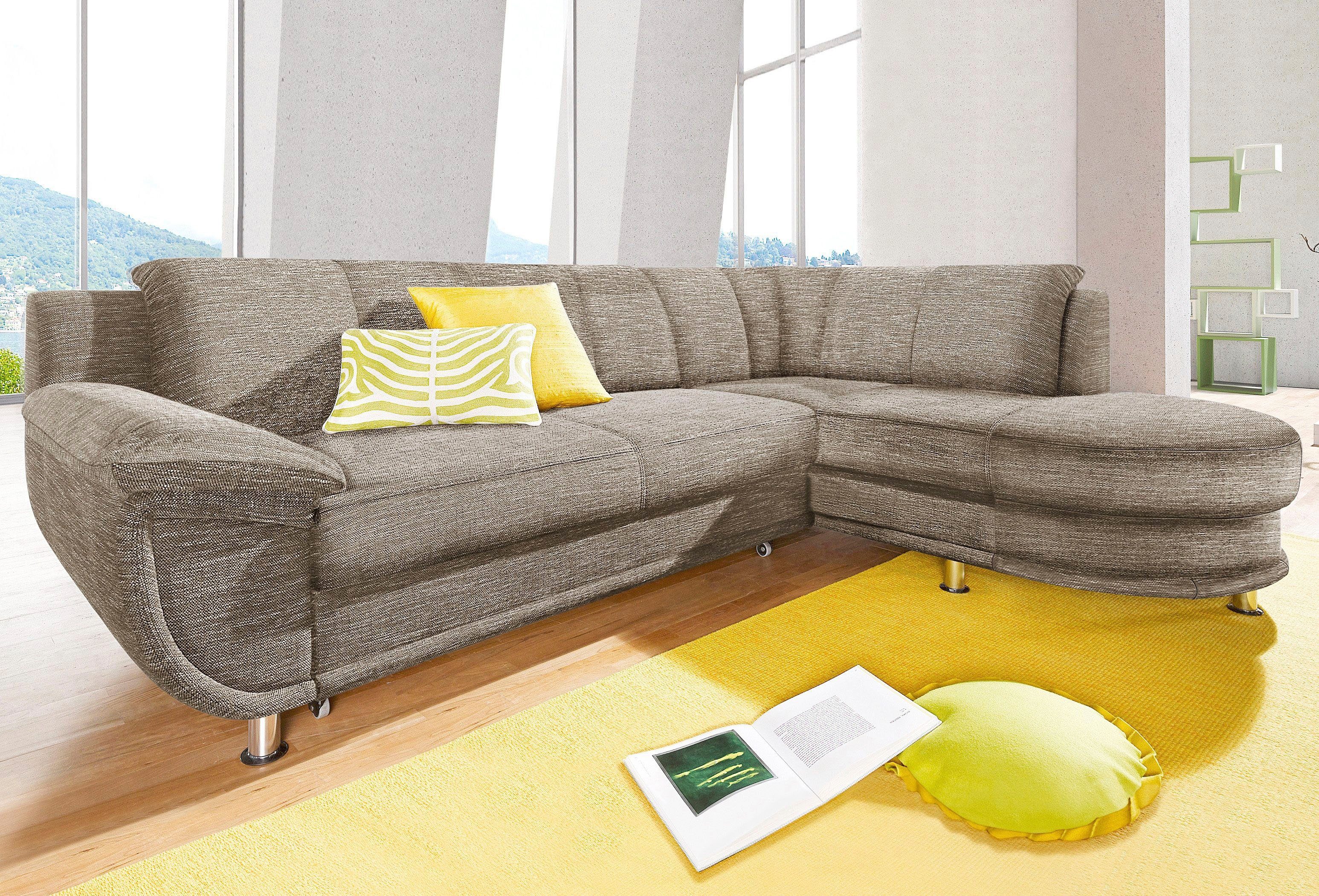 TRENDMANUFAKTUR Ecksofa "Rondo, zeitlos und elegant, bequem, L-Form", wahlw günstig online kaufen
