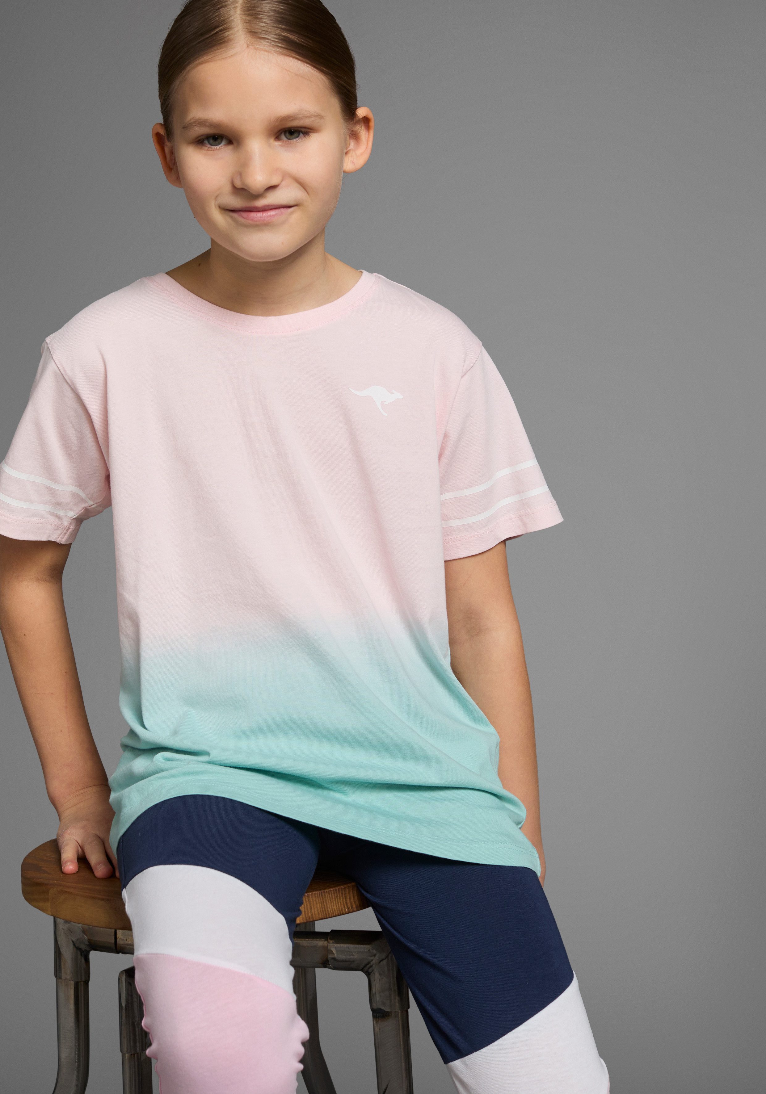 KangaROOS T-Shirt Kangaroos mit trendigem Farbverlauf günstig online kaufen