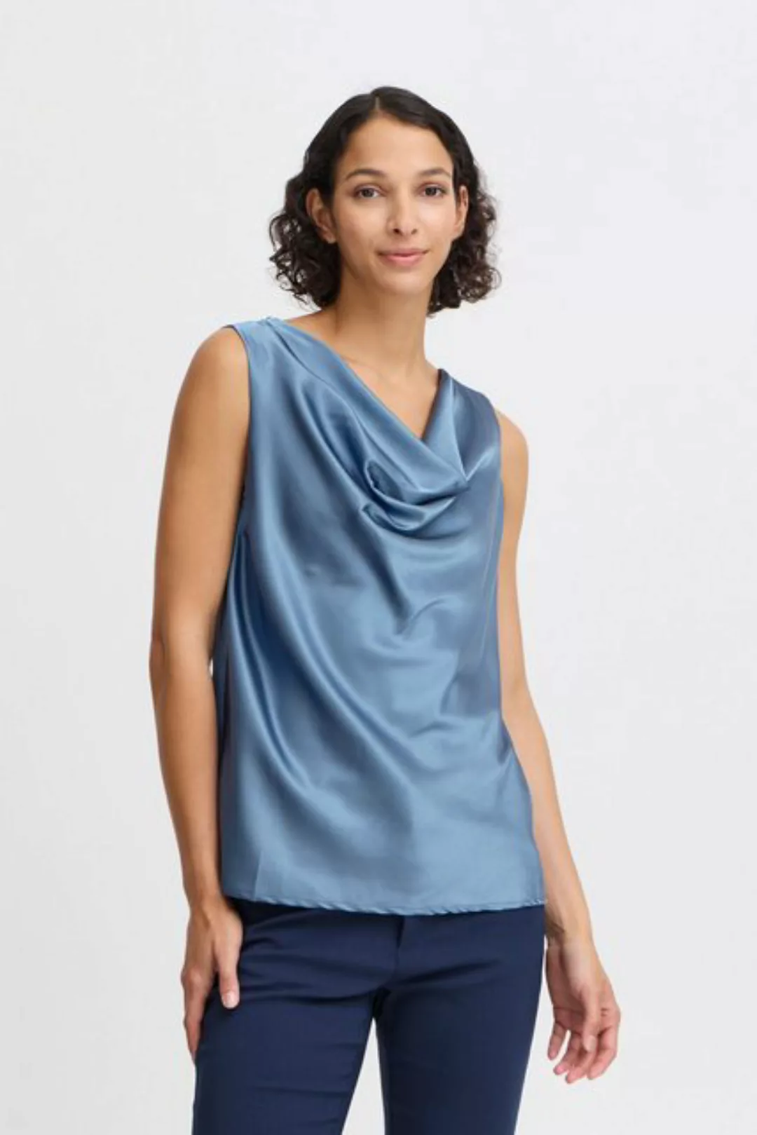 b.young Crop-Top BYFAIRCHILD SL BLOUSE modische Bluse mit Wasserfallausschn günstig online kaufen