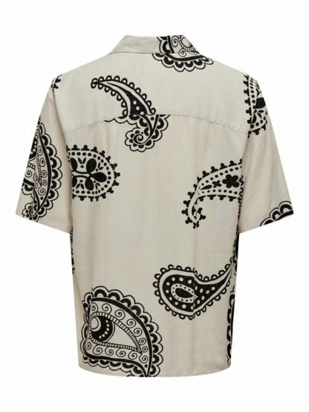 ONLY & SONS Blusenshirt ONSAUSTIN RLX SS PAISLEY AOP RESRT günstig online kaufen