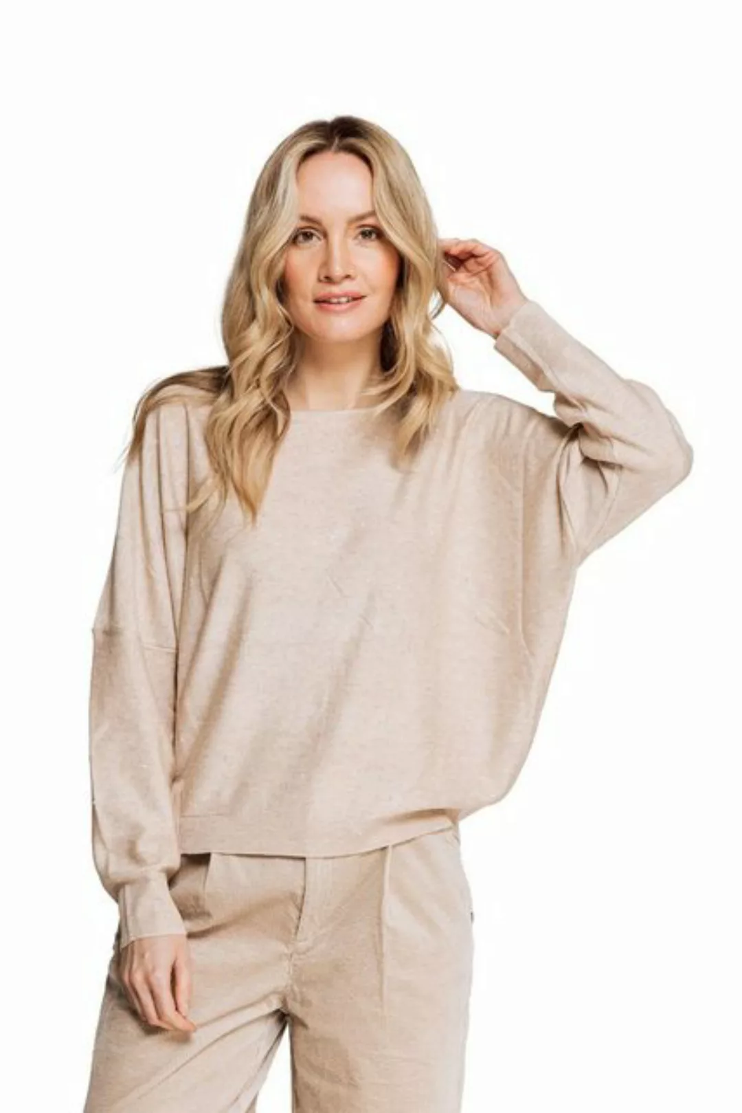 Zhrill Sweatshirt Pullover ZHTALIA Beige (0-tlg) günstig online kaufen