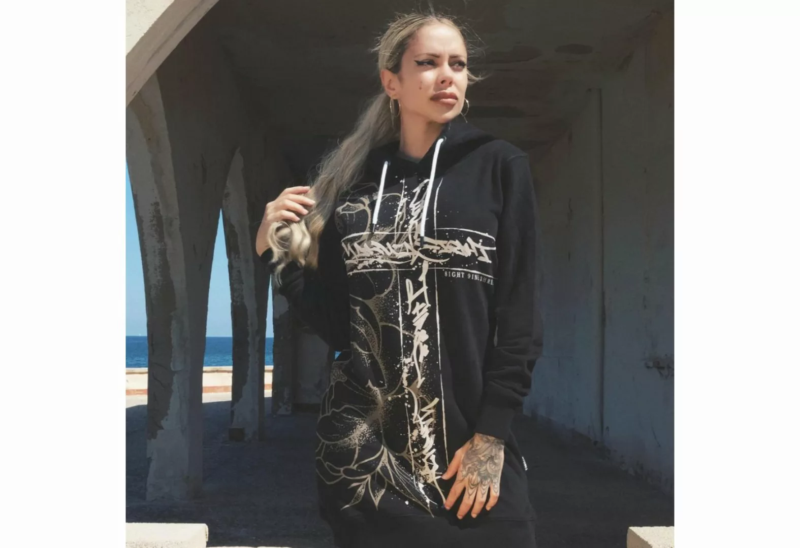 YAKUZA Sweatkleid Crossrose günstig online kaufen