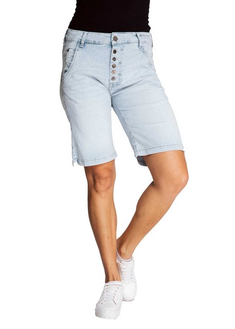 Zhrill Chinos Shorts ZHAMY SHORT Blau (0-tlg) angenehmer Tragekomfort günstig online kaufen