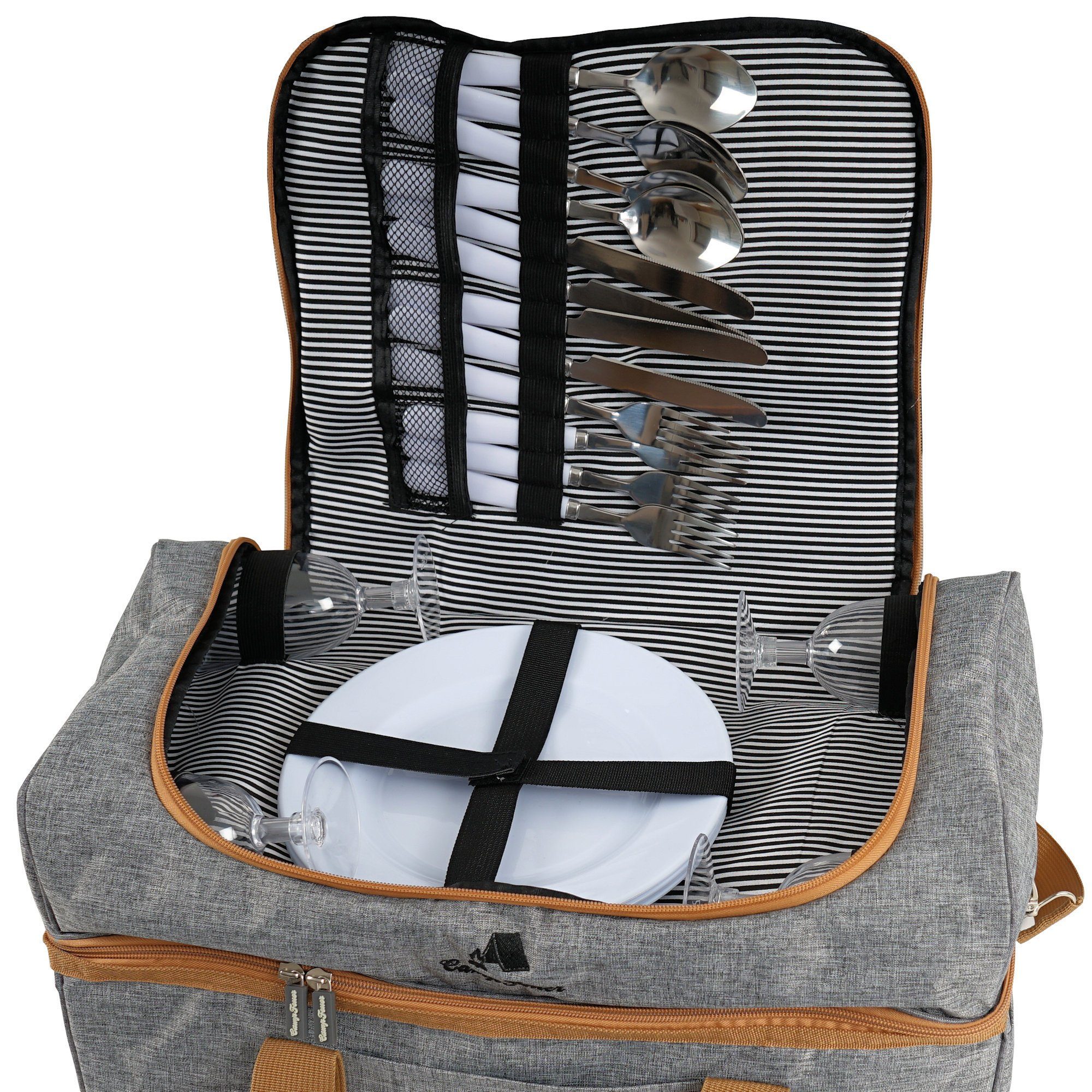 CampFeuer Freizeittasche Picknicktasche für 4 Personen, günstig online kaufen