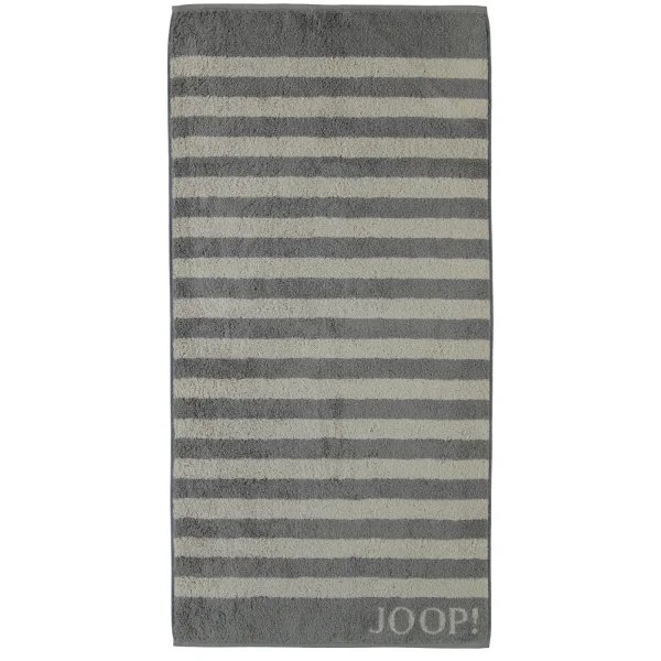 JOOP! Classic - Stripes 1610 - Farbe: Graphit - 70 - Duschtuch 80x150 cm günstig online kaufen