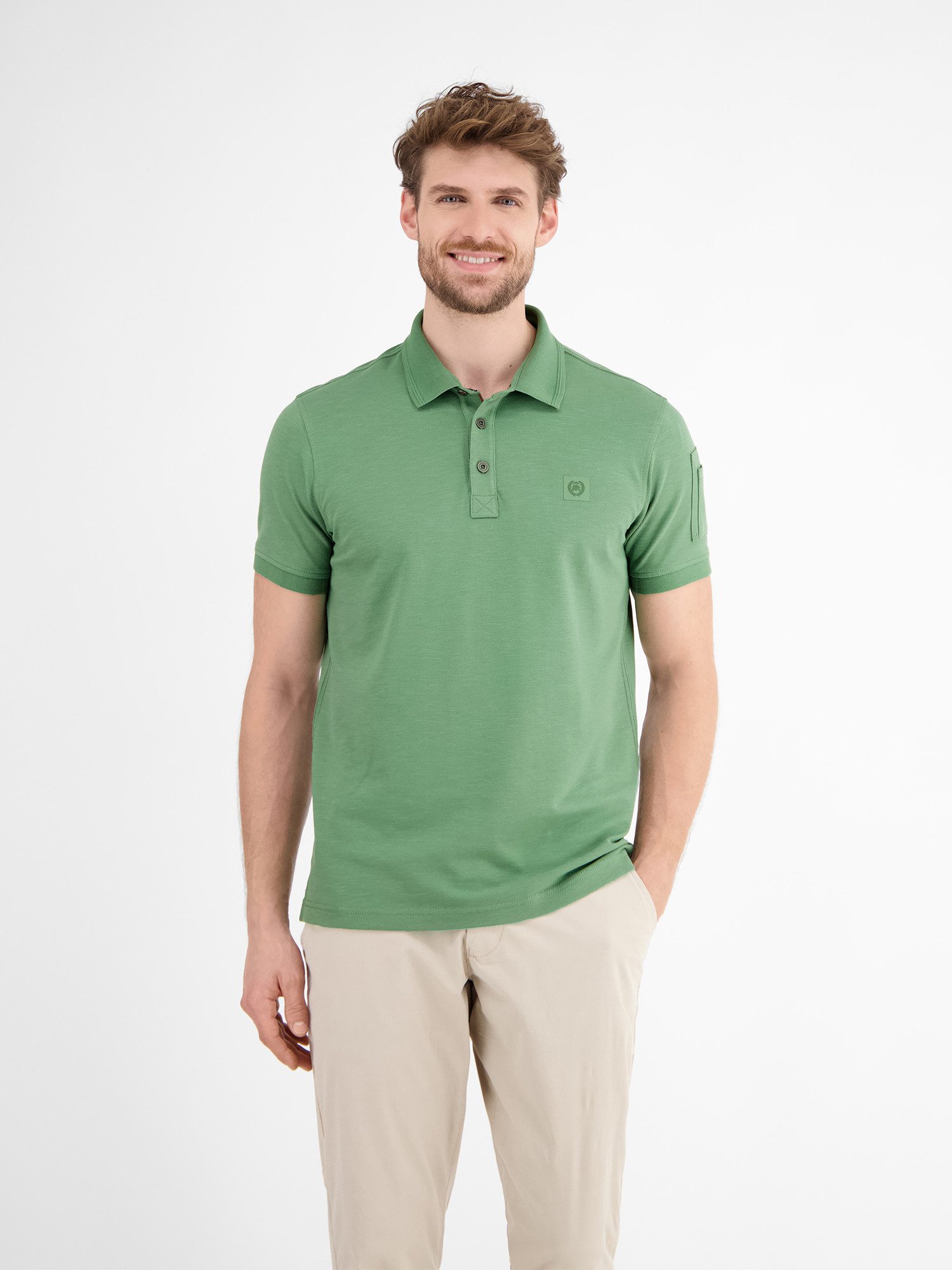LERROS Poloshirt LERROS Piqué-Poloshirt für Herren günstig online kaufen
