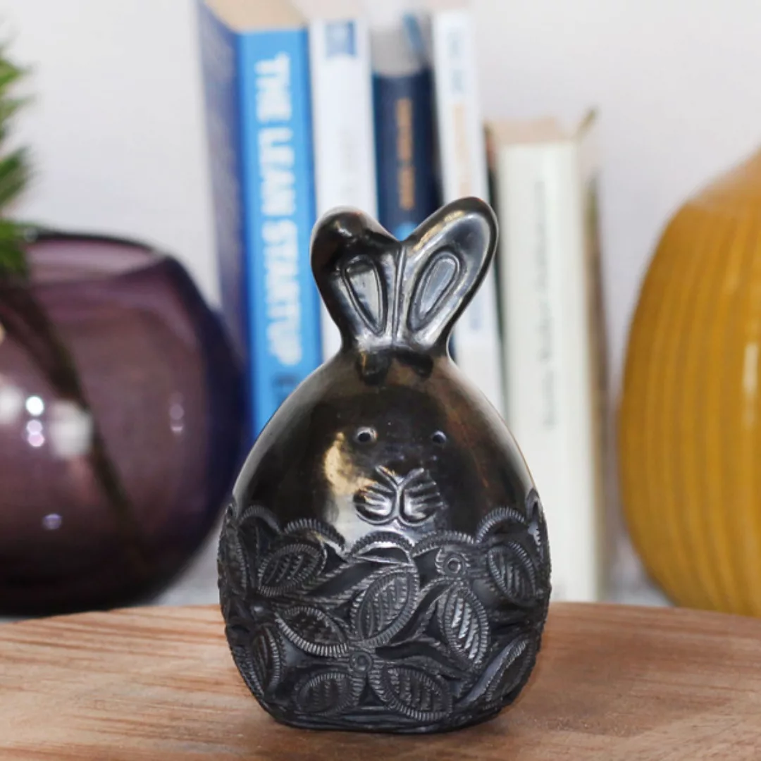 Handgemachte Dekofigur Aus Mexiko Hase Aus Keramik günstig online kaufen