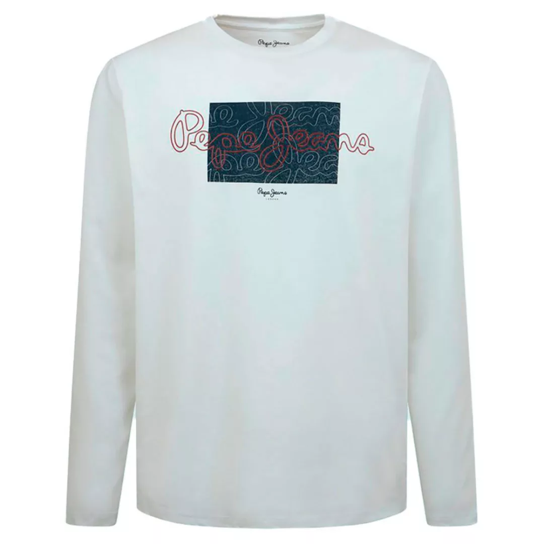 Pepe Jeans Richard Langarm-t-shirt M White günstig online kaufen