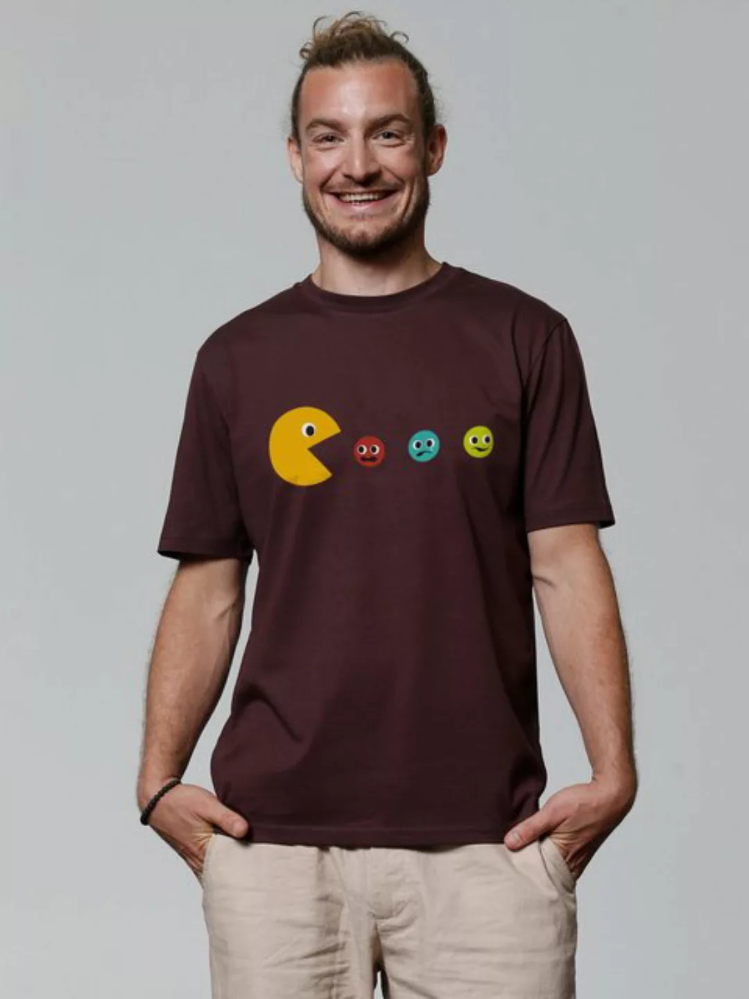 wat? Apparel Print-Shirt Pacmännchen (1-tlg) günstig online kaufen