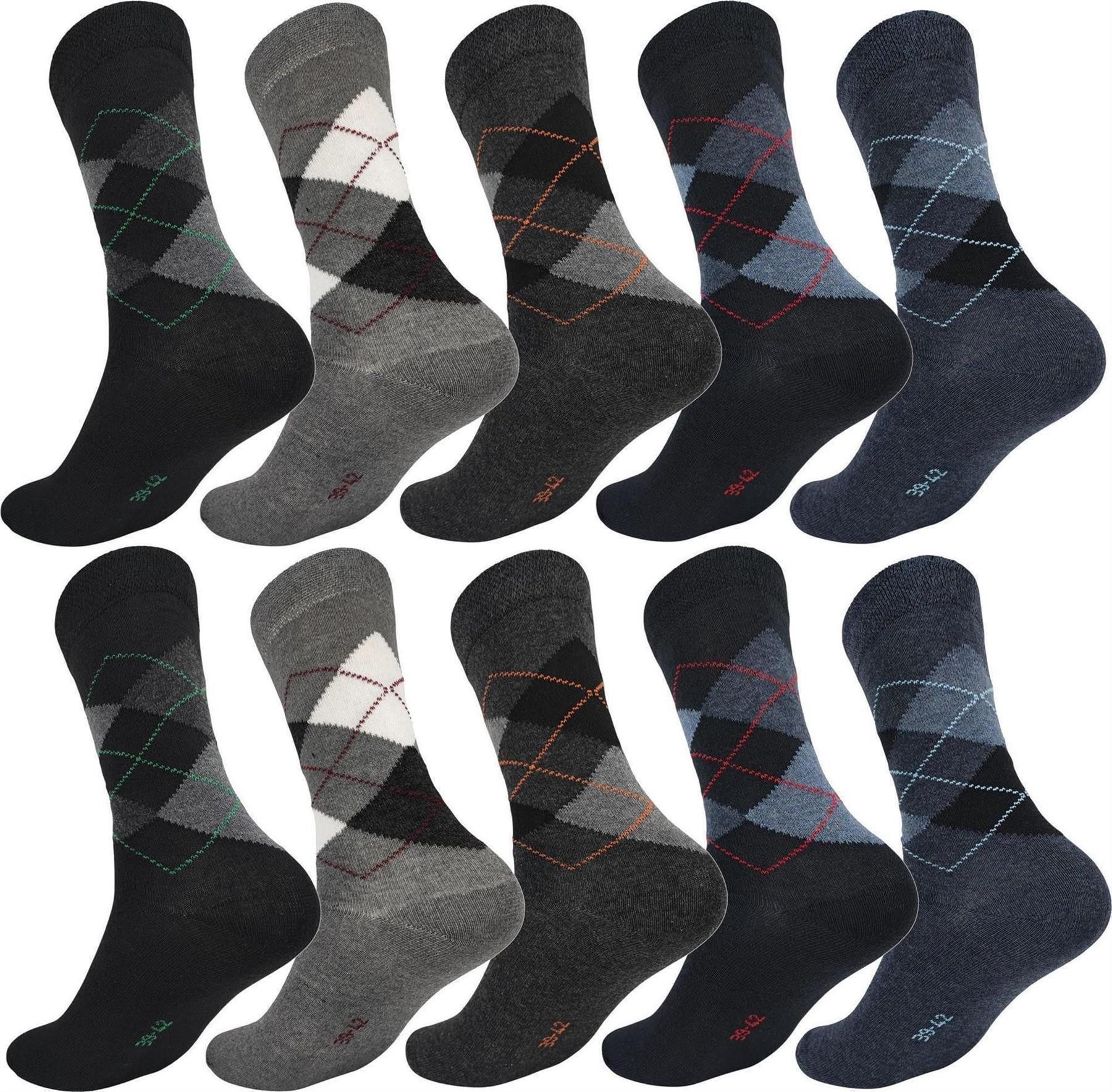 EloModa Basicsocken 10 Paar Herren Socken günstig online kaufen