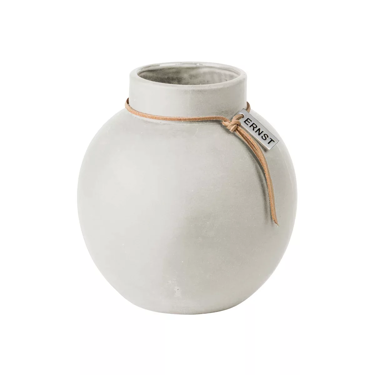 Ernst Vase Steinzeug weiß 14cm günstig online kaufen