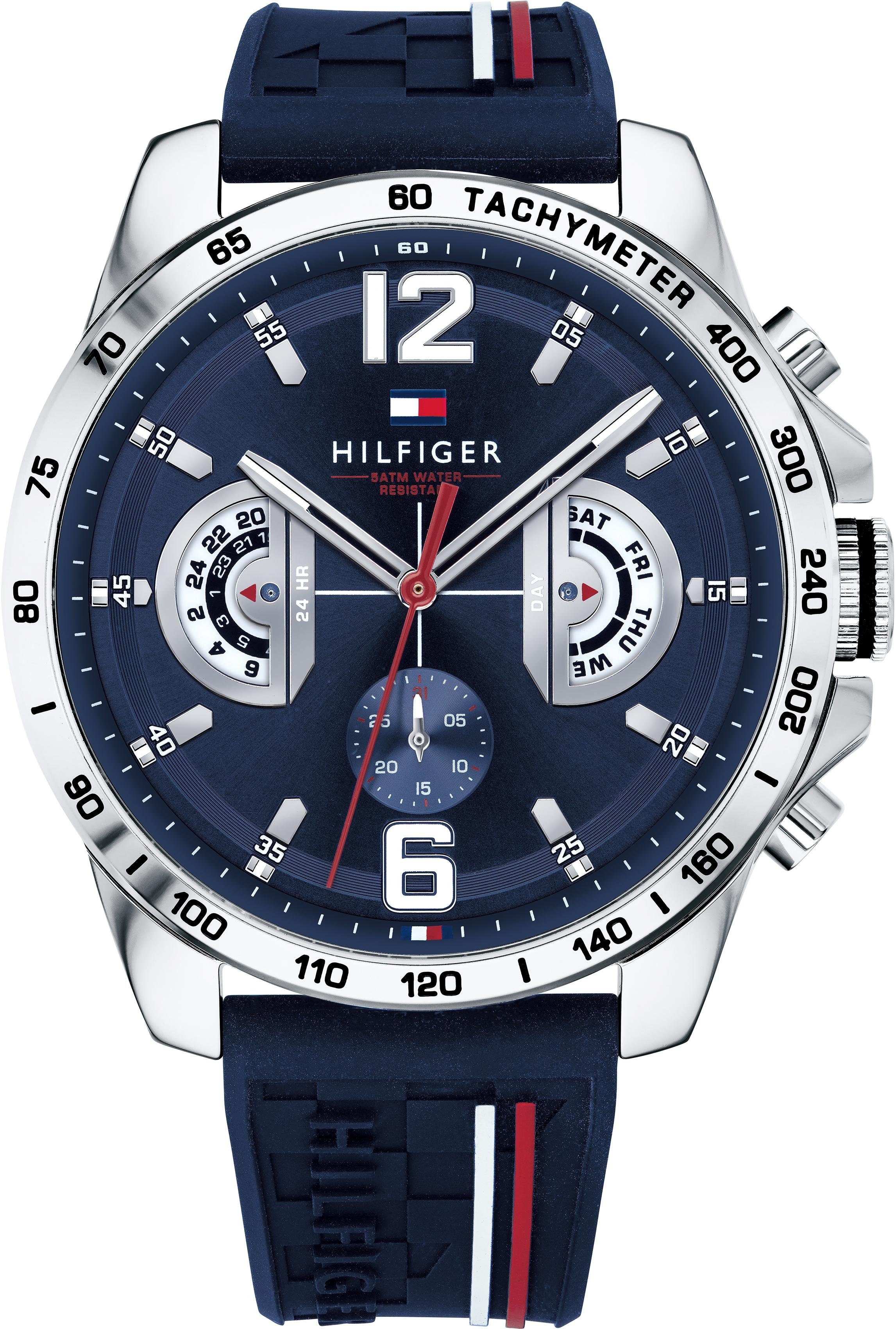 Tommy Hilfiger Multifunktionsuhr DECKER 1791476, Quarzuhr, günstig online kaufen