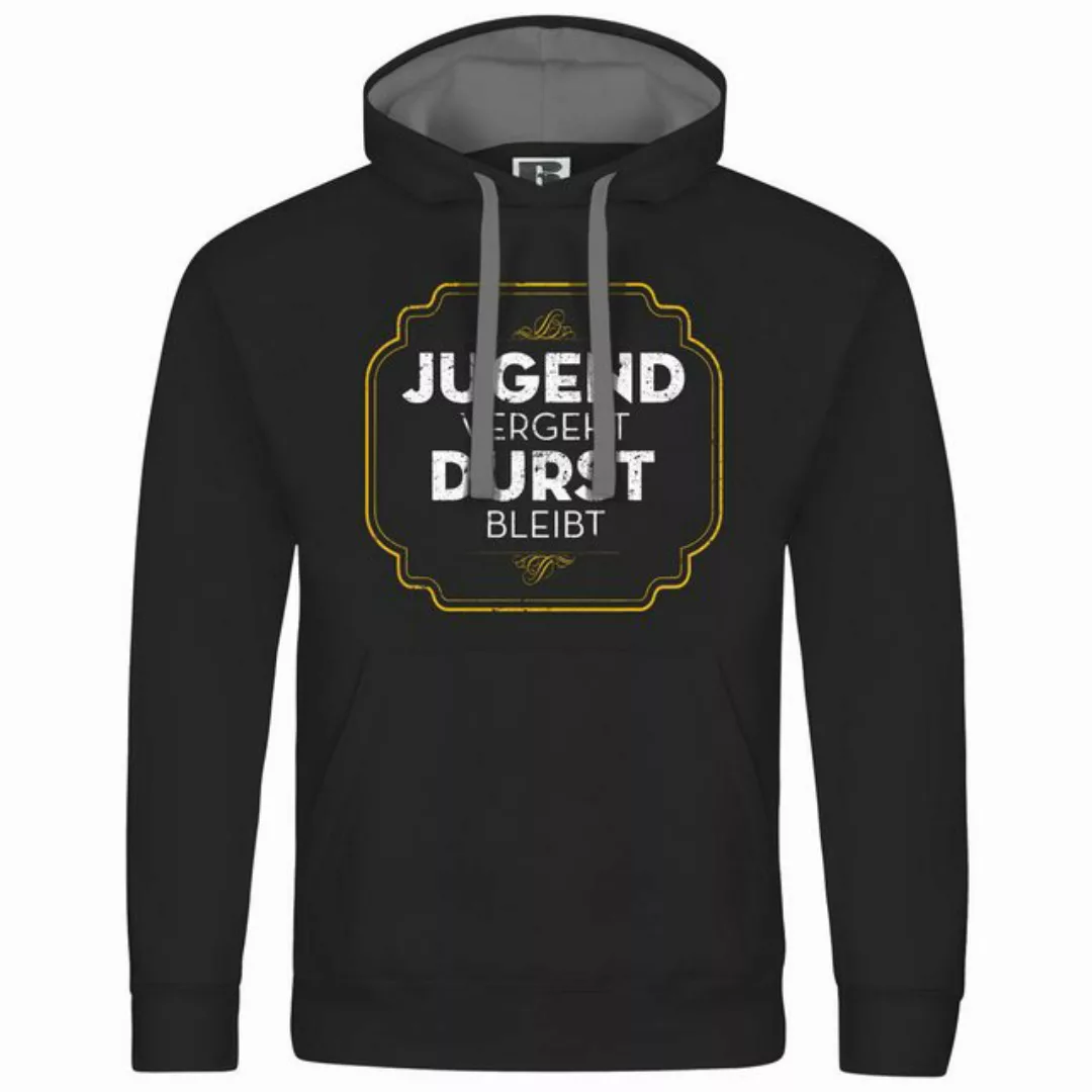 deinshirt Kapuzenpullover Herren Kapuzenpullover Jugend vergeht Durst bleib günstig online kaufen