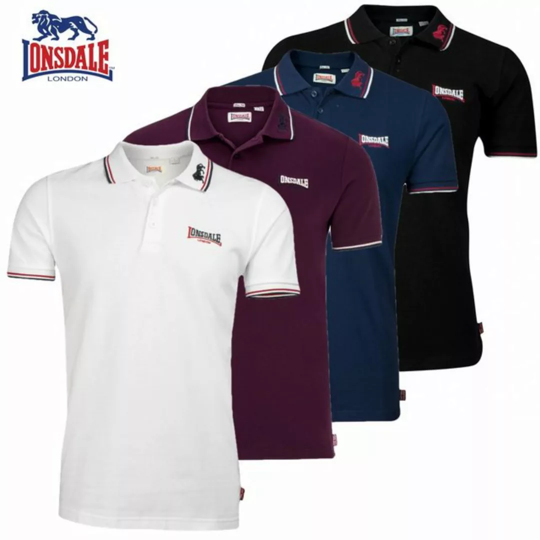 Lonsdale Poloshirt Lonsdale Herren Poloshirt Lion Adult günstig online kaufen