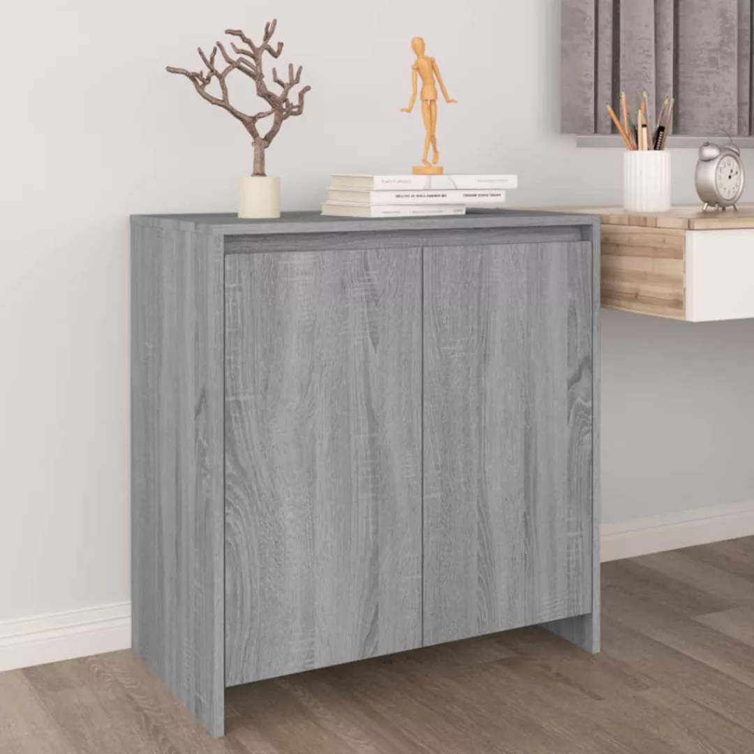 Vidaxl Sideboard Grau Sonoma 70x40x73,5 Cm Spanplatte günstig online kaufen