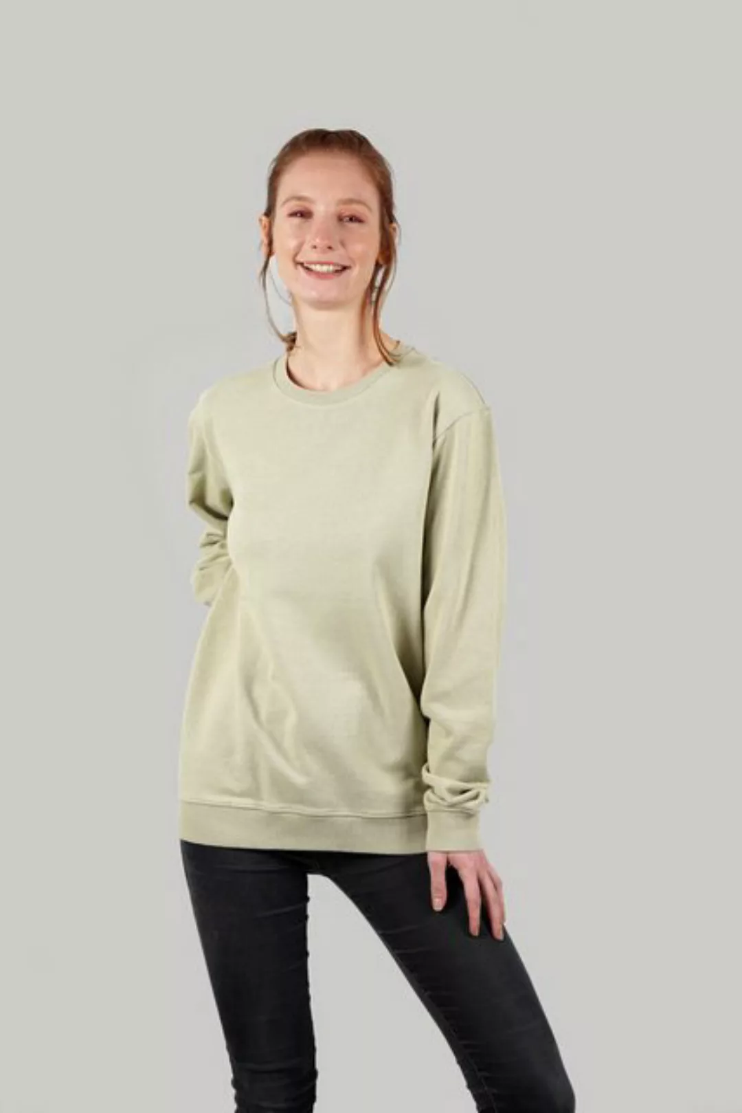 BLUVERD Sweatshirt Basic-Sweatshirt mit Rundhalsausschnitt günstig online kaufen