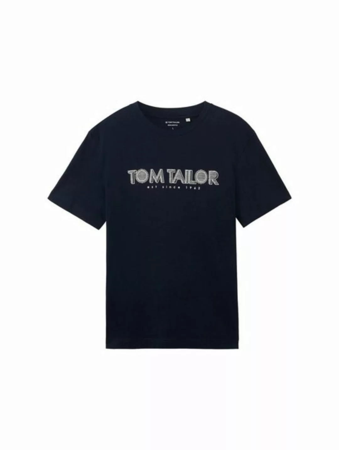 TOM TAILOR T-Shirt T-Shirt mit Logo Print günstig online kaufen