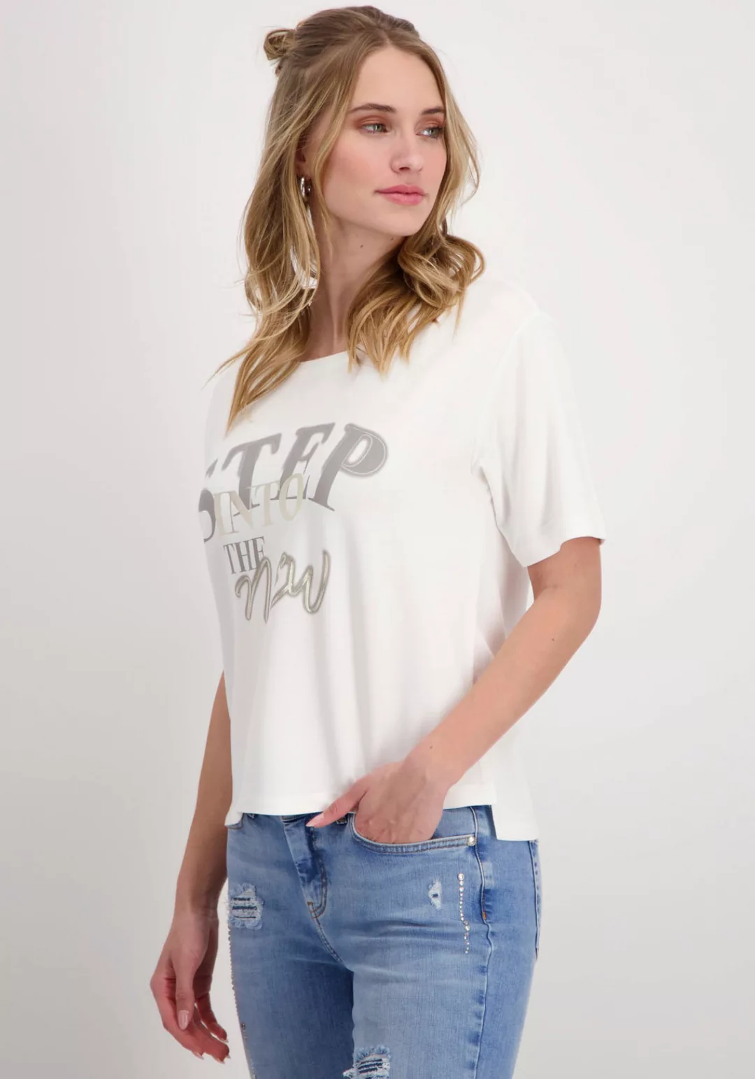Monari T-Shirt 408518 Glanzschrift günstig online kaufen