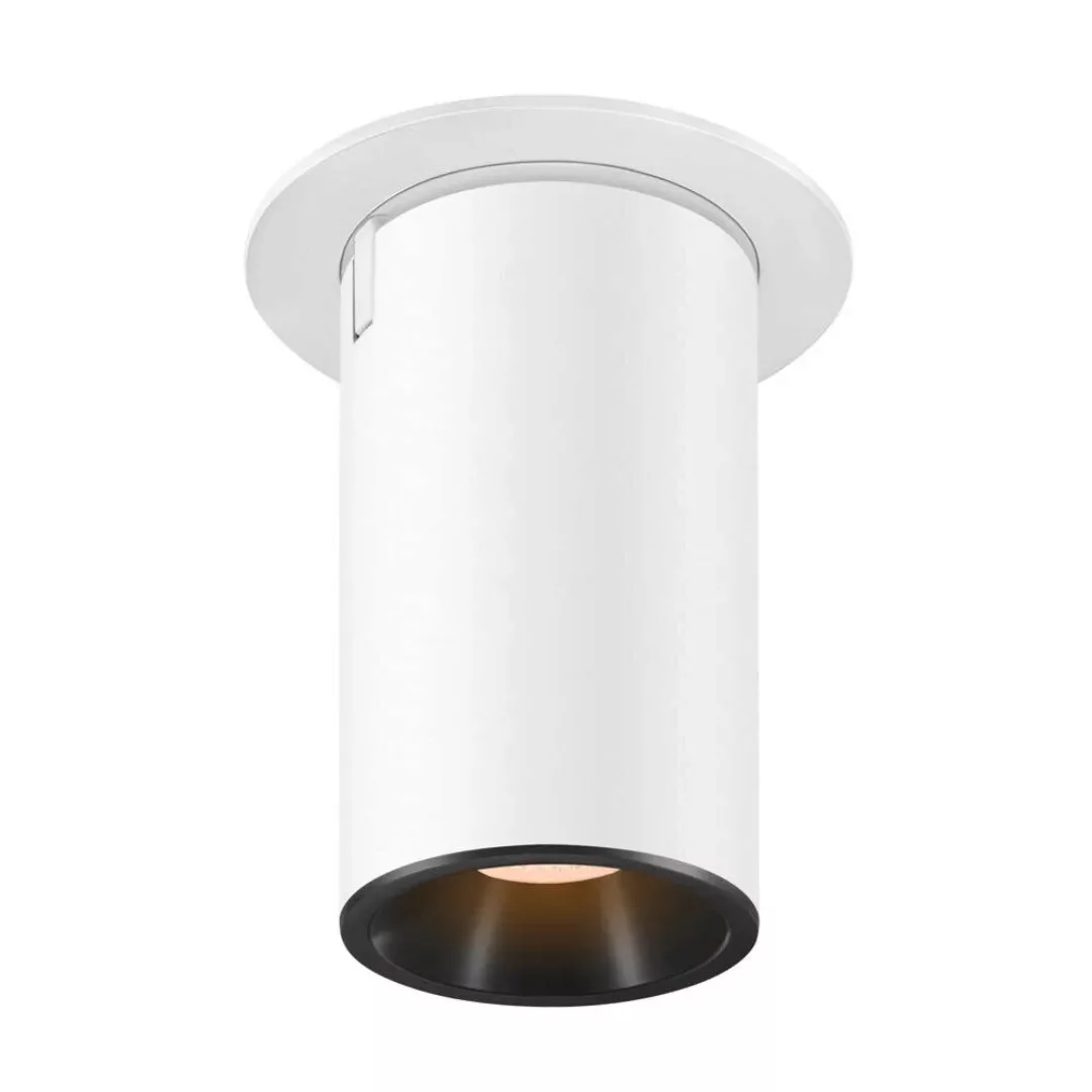 LED Deckeneinbauspot Numinos Projector M in Weiß und Schwarz 17,5W 1460lm 2 günstig online kaufen