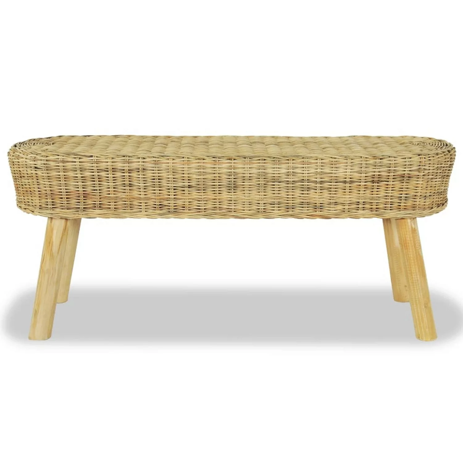 Flurbank 110 X 35 X 45 Cm Rattan Natur günstig online kaufen