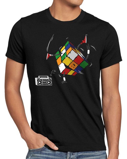 style3 Print-Shirt Herren T-Shirt Cube Breakdance zauberwürfel sheldon günstig online kaufen