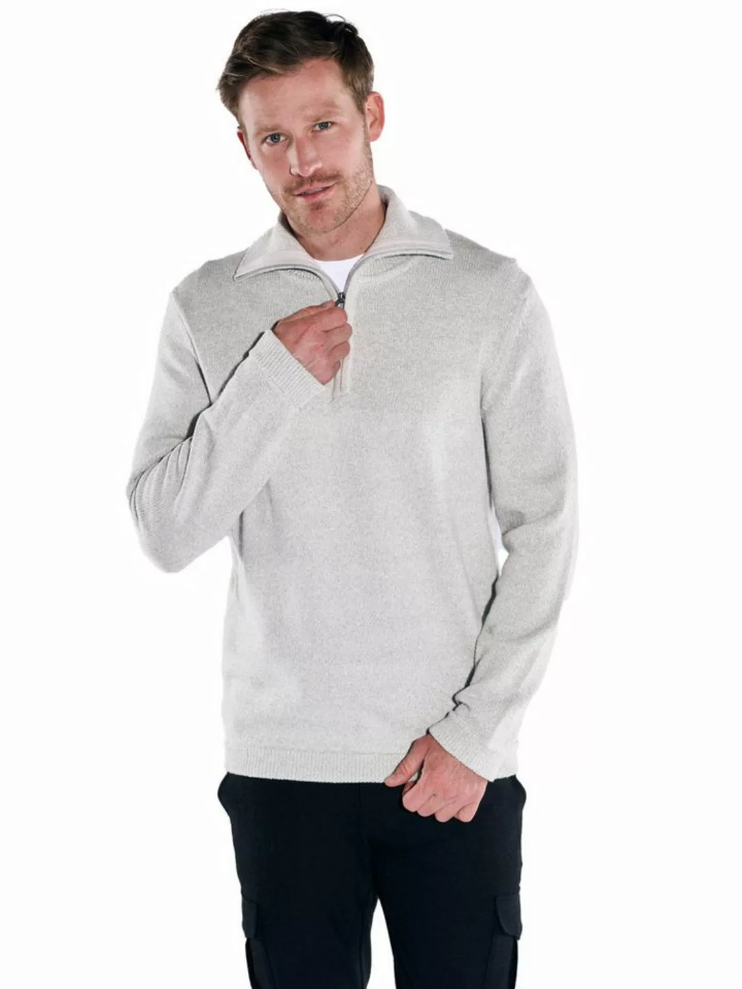 ENGBERS GERMANY Stehkragenpullover Pullover mit Troyerkragen günstig online kaufen