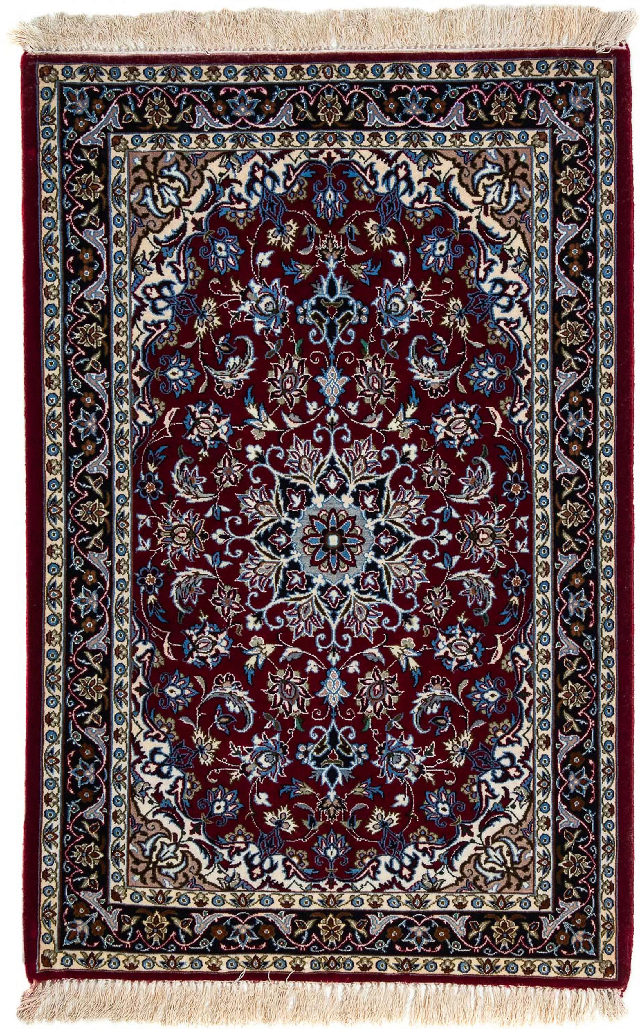 morgenland Orientteppich »Perser - Isfahan - Premium - 108 x 70 cm - dunkel günstig online kaufen