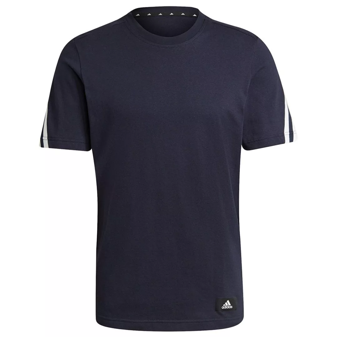 Adidas Fi 3 Stripes Kurzarm T-shirt XS Legend Ink günstig online kaufen