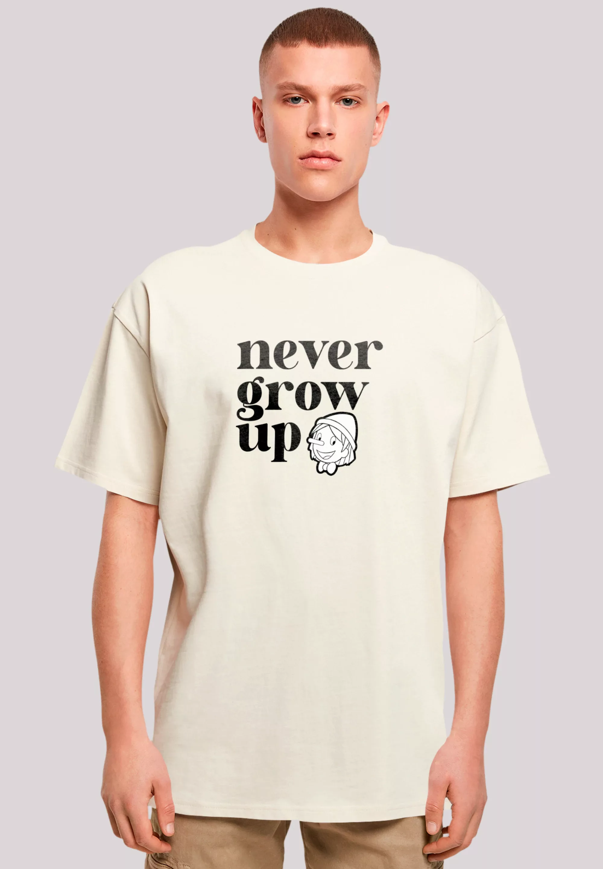 F4NT4STIC T-Shirt "Heroes of Childhood Pinocchio Never Grow Up", Retro, Her günstig online kaufen