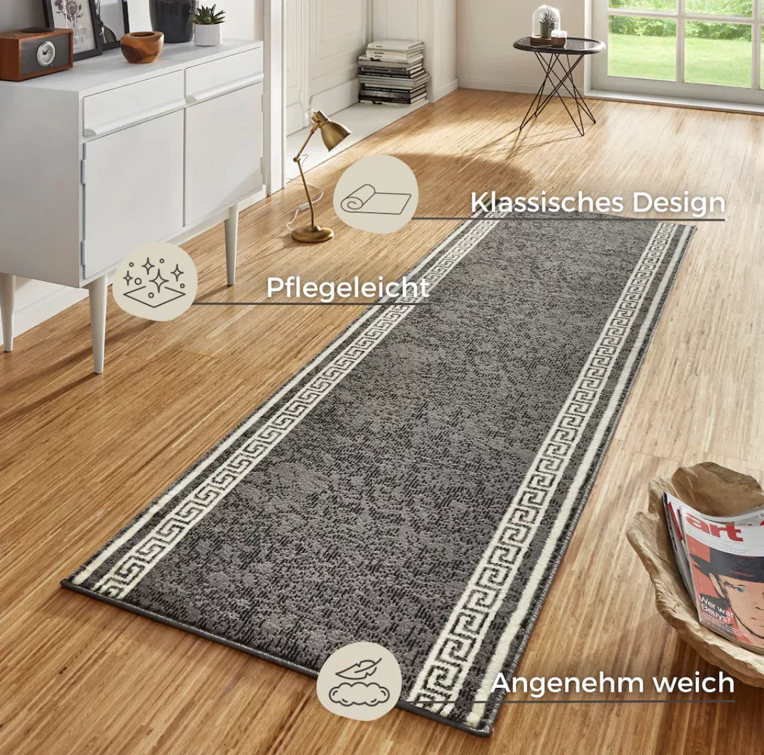 HANSE Home Läufer »Casa«, rechteckig, 9 mm Höhe, Kurzflor, Weich, Teppichlä günstig online kaufen