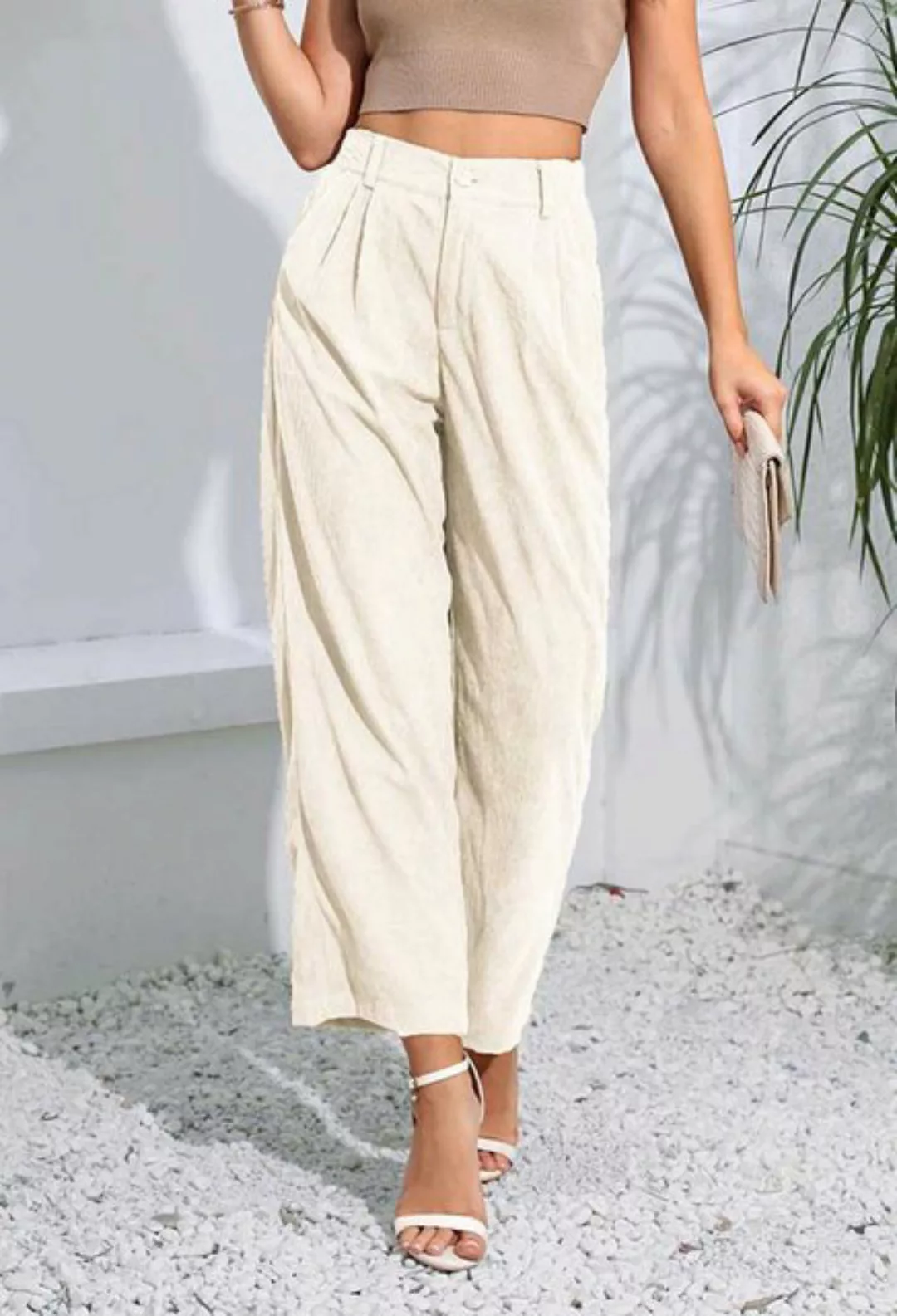 SEGUEN Loungepants Einfache, temperamentvolle Hose mit hoher Taille und ger günstig online kaufen