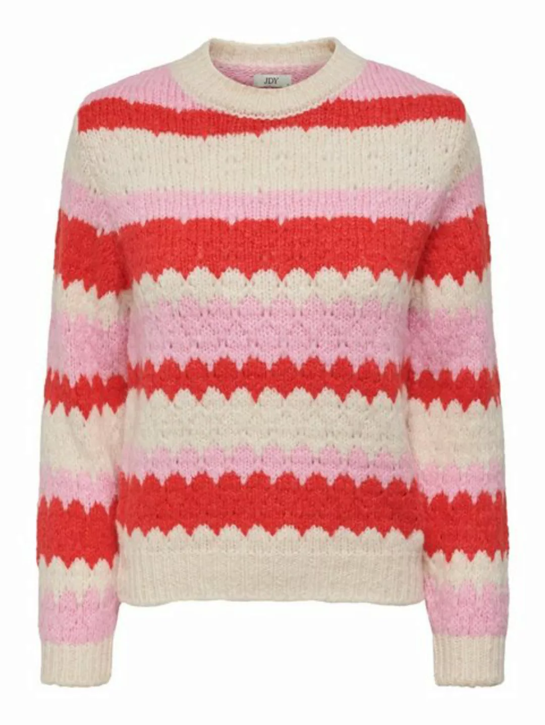 JACQUELINE de YONG Strickpullover Gestreifter Strick Pullover Langarm JDYDI günstig online kaufen