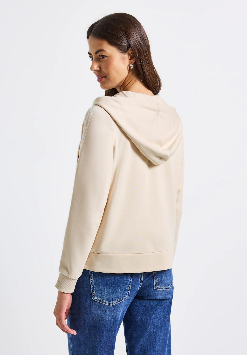 STREET ONE Kapuzensweatshirt, mit Gallon Streifen günstig online kaufen