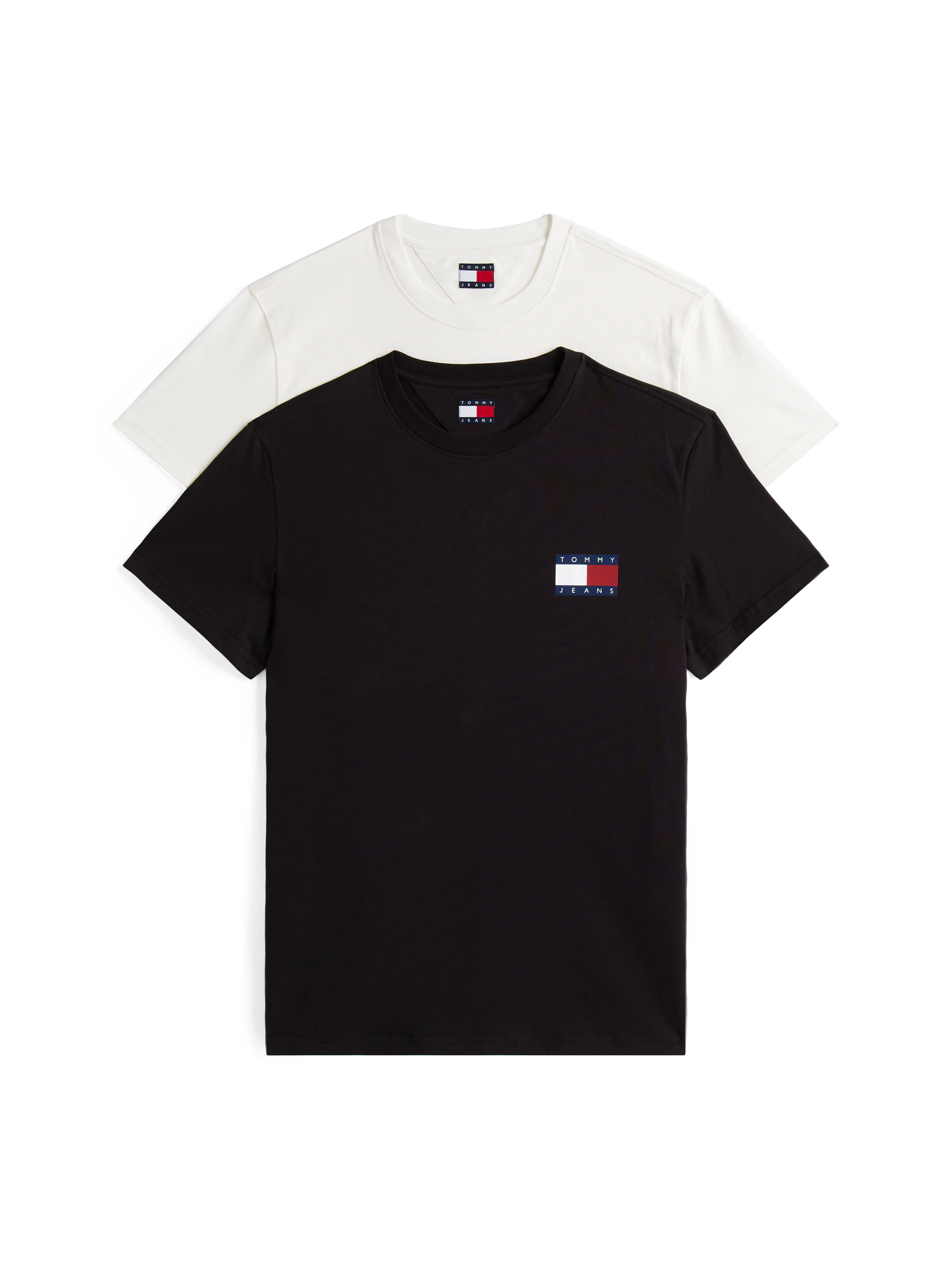 Tommy Jeans T-Shirt "TJM SLIM 2PACK ESS FLAG TEE", (2 tlg.) günstig online kaufen