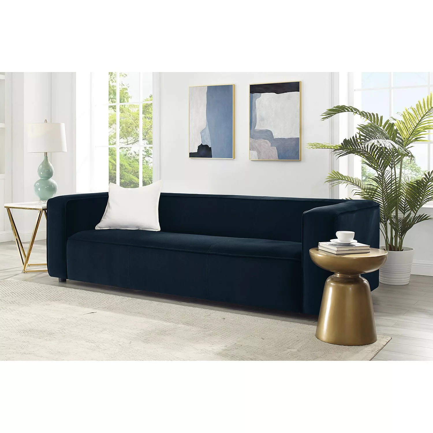 home24 Sofa Berlou II (3-Sitzer) günstig online kaufen