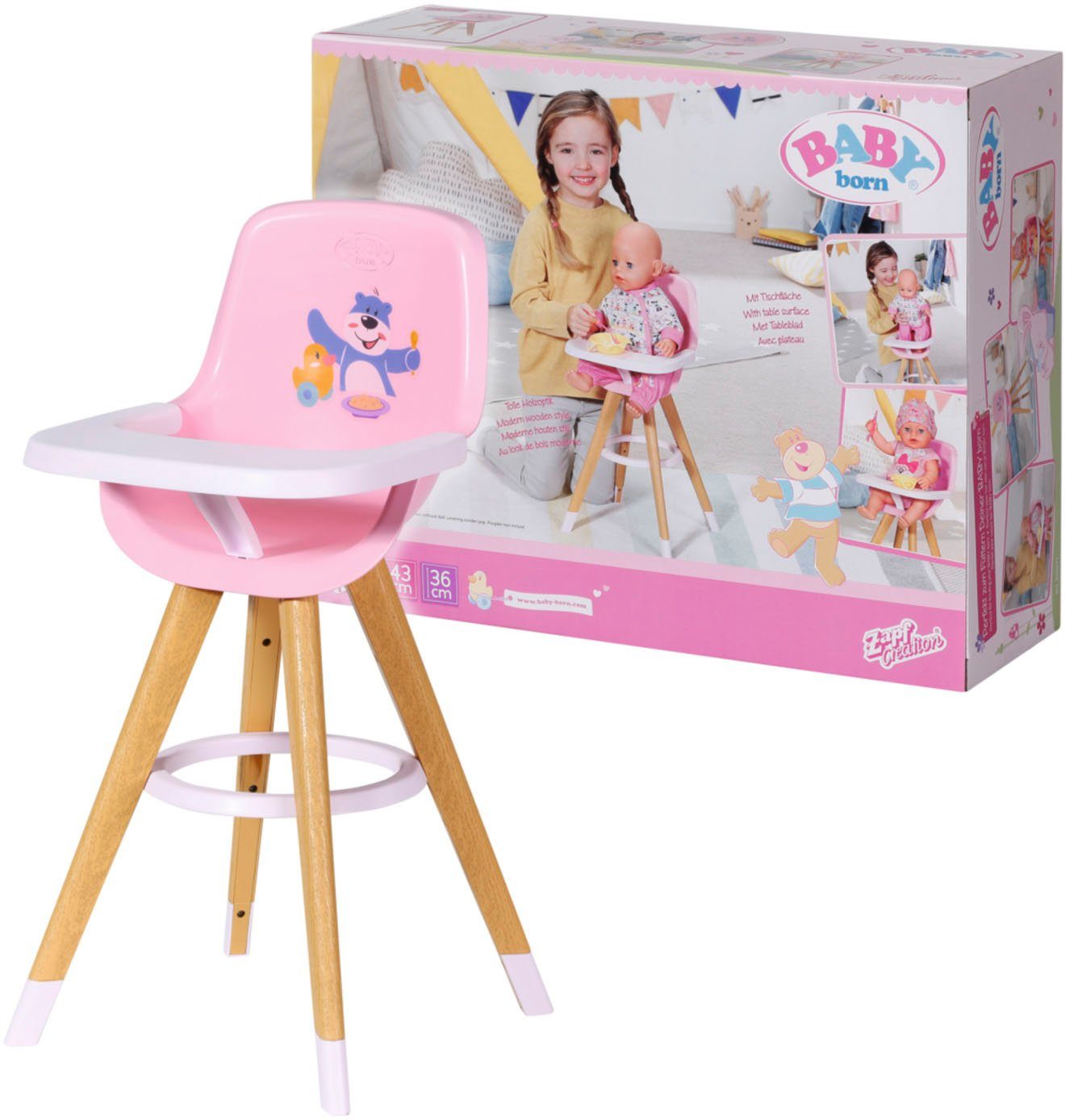 Zapf Creation® Puppenhochstuhl 829271 Zapf Creation günstig online kaufen