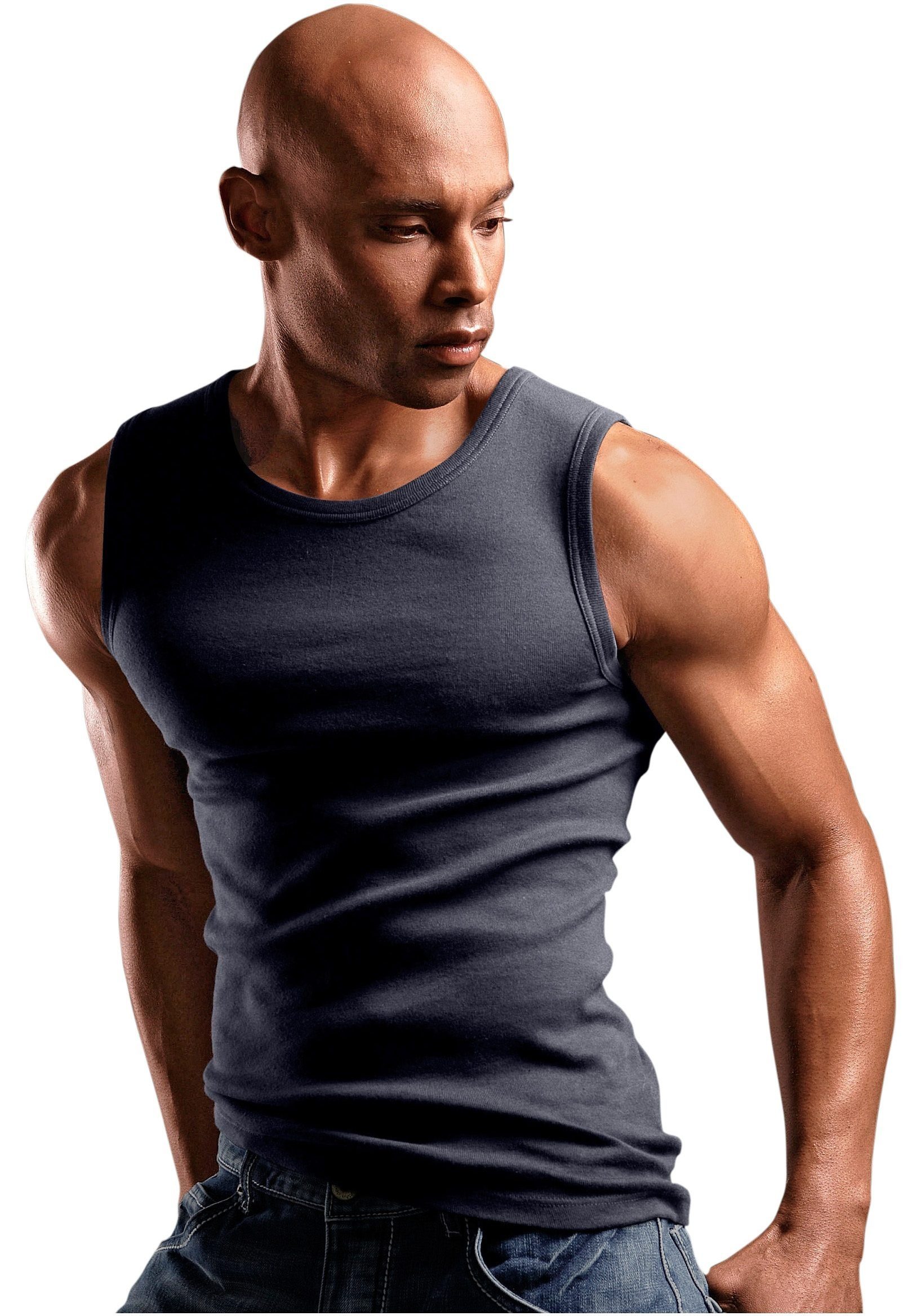 H.I.S Muscleshirt, (3 tlg.), ohne Seitennähte optimale Passform günstig online kaufen