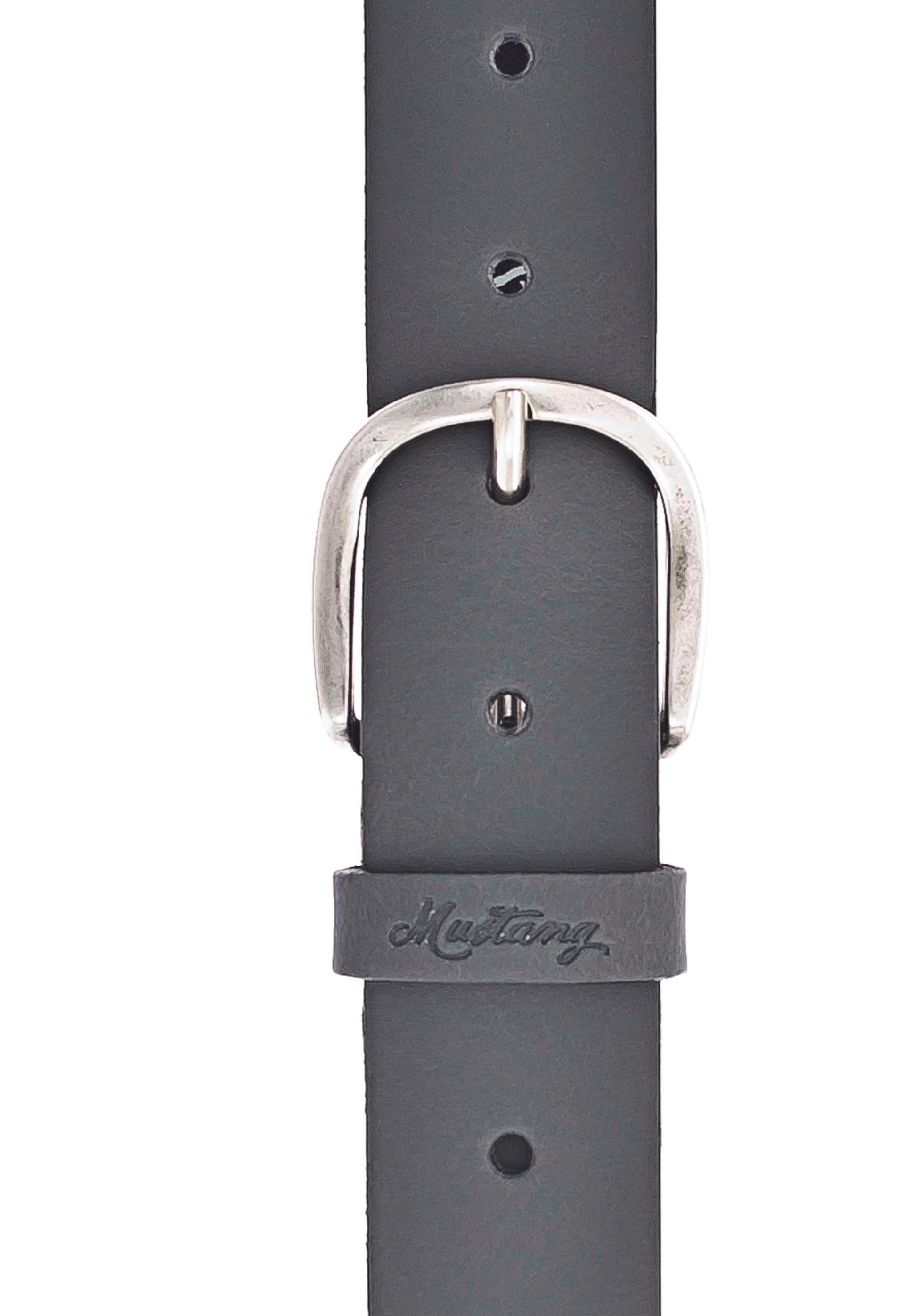 MUSTANG Ledergürtel, mit geprägtem MUSTANG-Logo auf der Schlaufe günstig online kaufen
