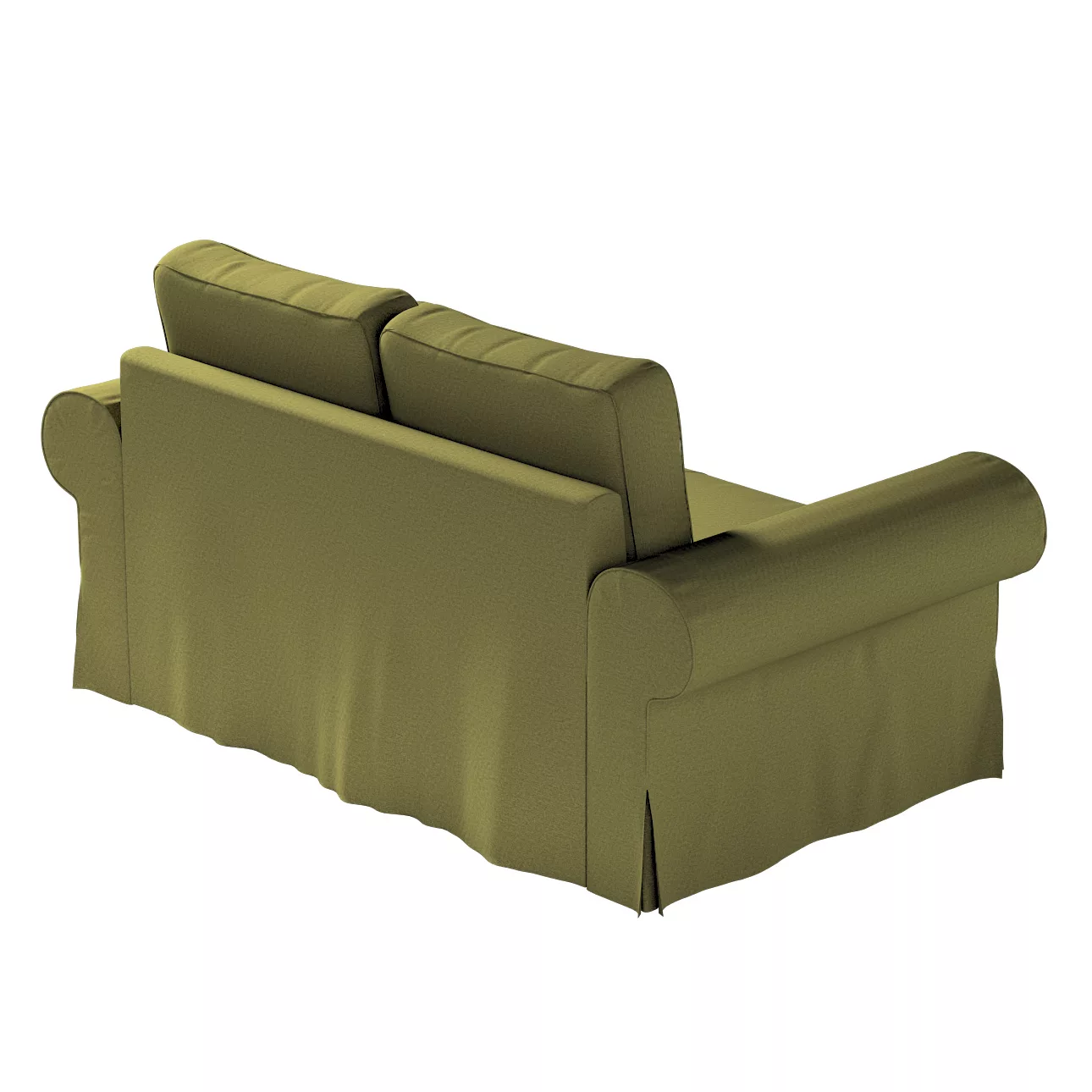 Bezug für Backabro 2-Sitzer Sofa ausklappbar, olivgrün, Bezug für Backabro günstig online kaufen