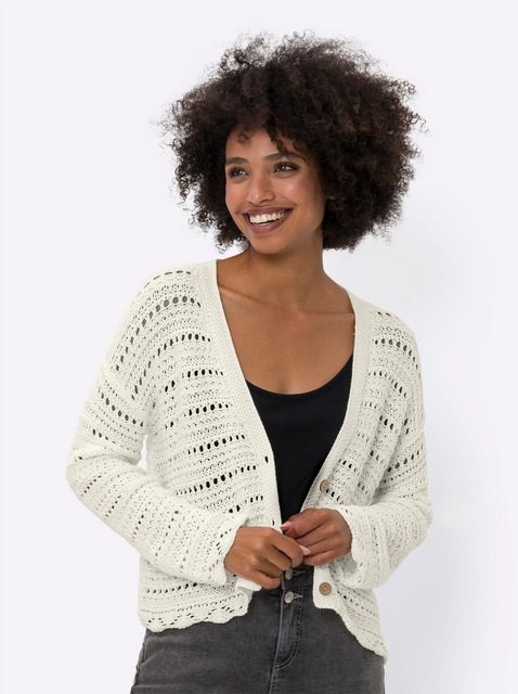 heine Strickjacke Ajourstrickjacke günstig online kaufen