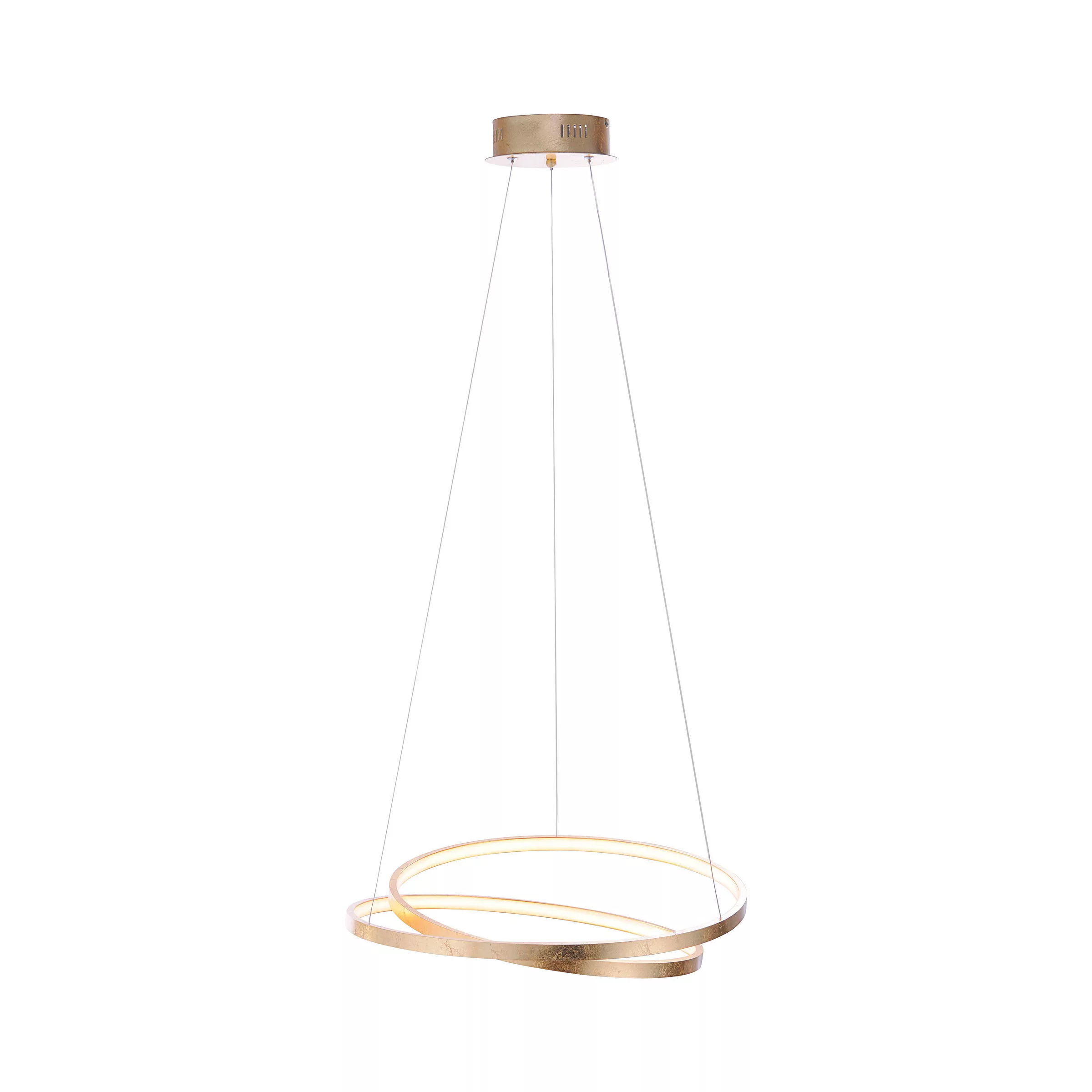 Paul Neuhaus LED-Pendelleuchte Roman Gold Ø 72 cm günstig online kaufen