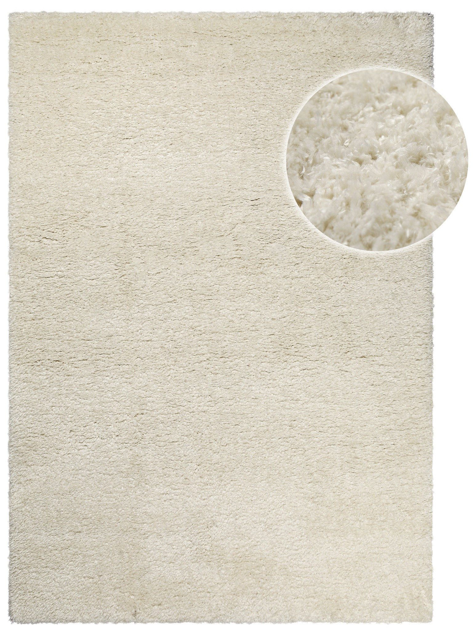 my home Hochflor-Teppich Saul, rechteckig, Höhe: günstig online kaufen