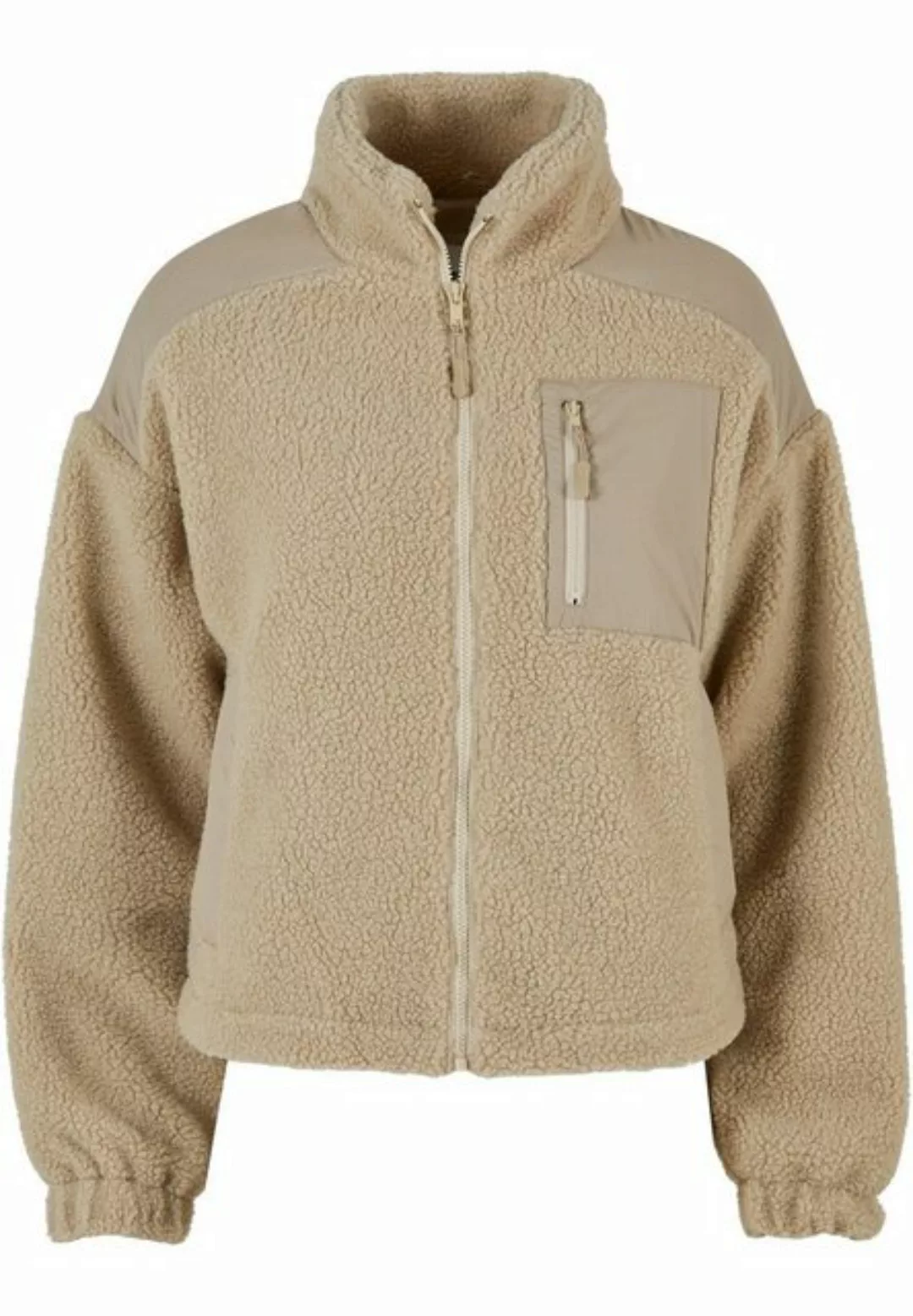 URBAN CLASSICS Winterjacke Damen Ladies Sherpa Mix Jacket (1-St) günstig online kaufen