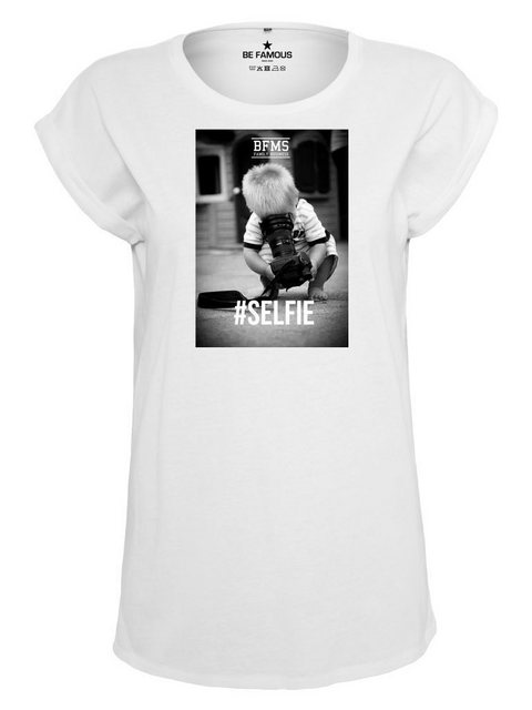 Be Famous Print-Shirt Classic Roll Up Selfpic (1-tlg) günstig online kaufen