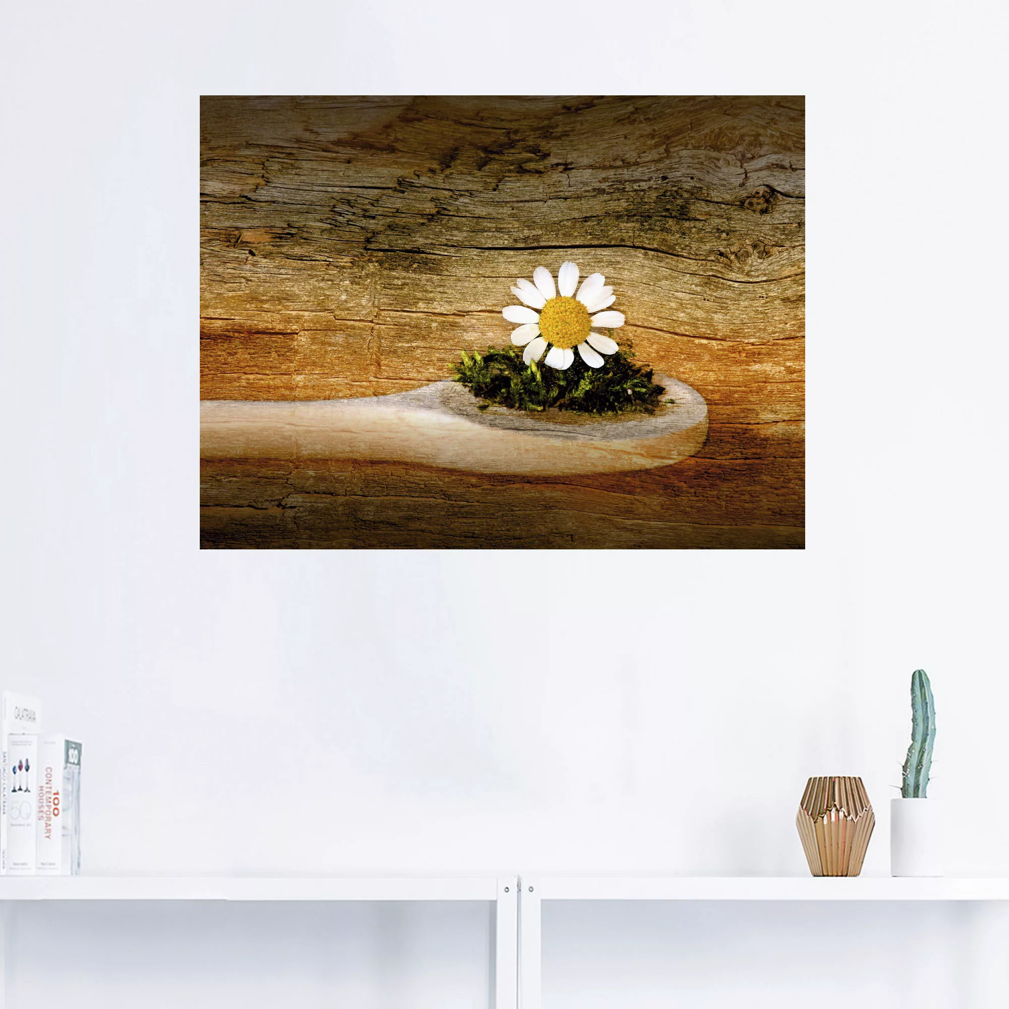 Artland Wandbild "Kamille", Blumen, (1 St.), als Leinwandbild, Wandaufklebe günstig online kaufen