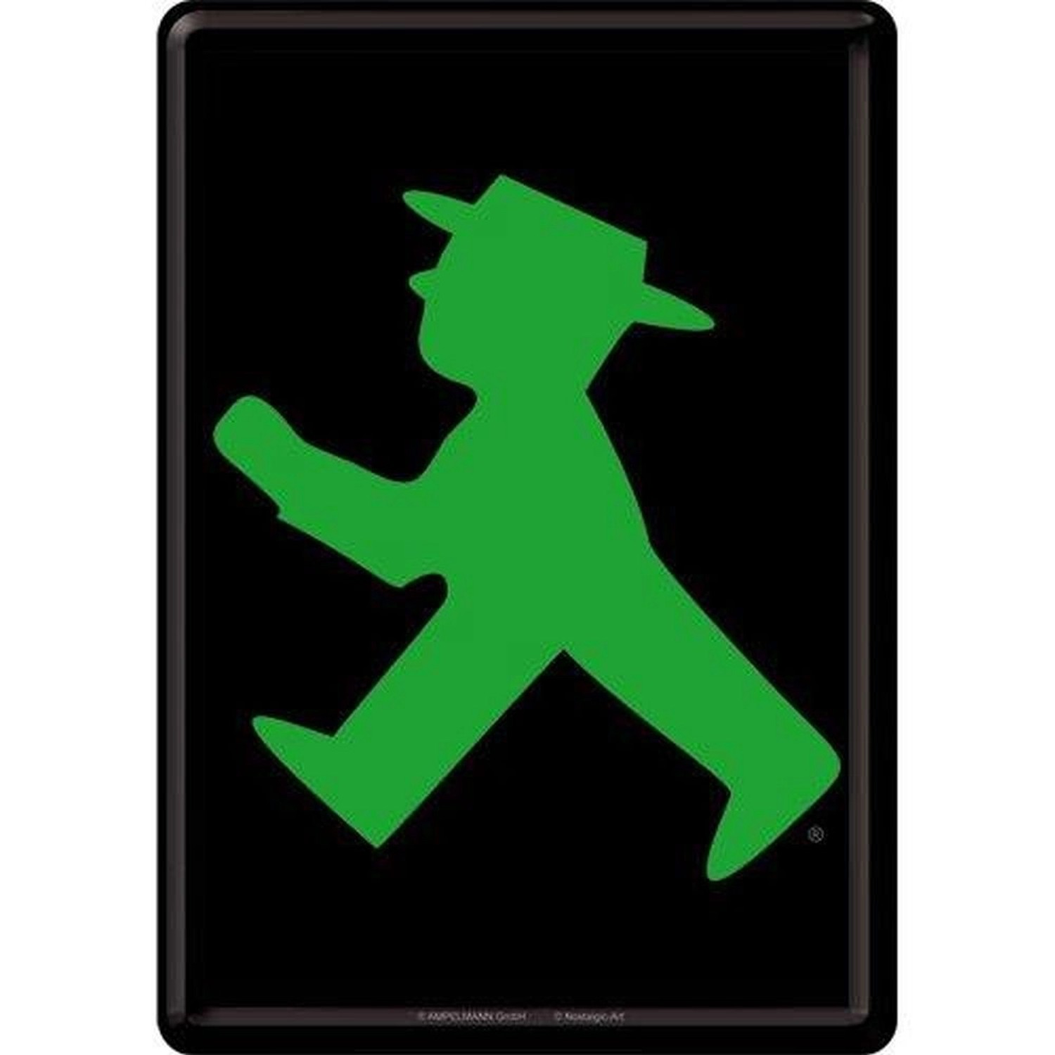 Nostalgic-Art Blechpostkarte - Berlin - Ampelmann - Grün günstig online kaufen