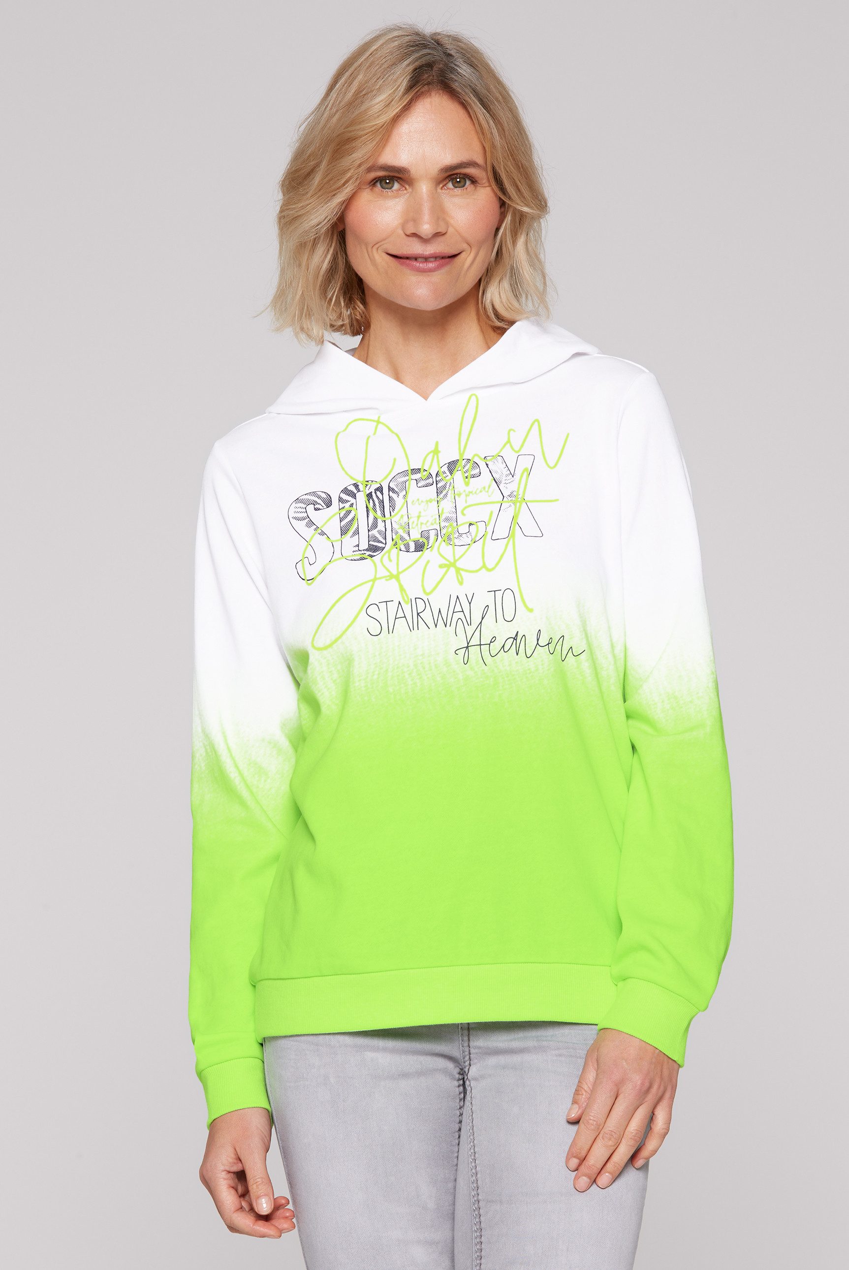 SOCCX Kapuzensweatshirt, mit Farbverlauf günstig online kaufen