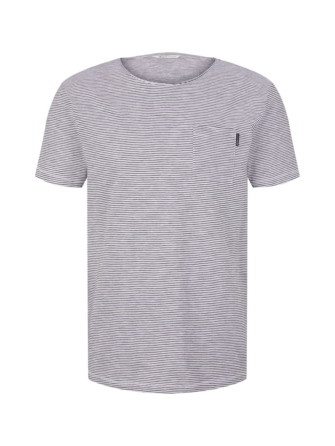 Tom Tailor Denim Herren T-Shirt STRIPE - Regular Fit günstig online kaufen