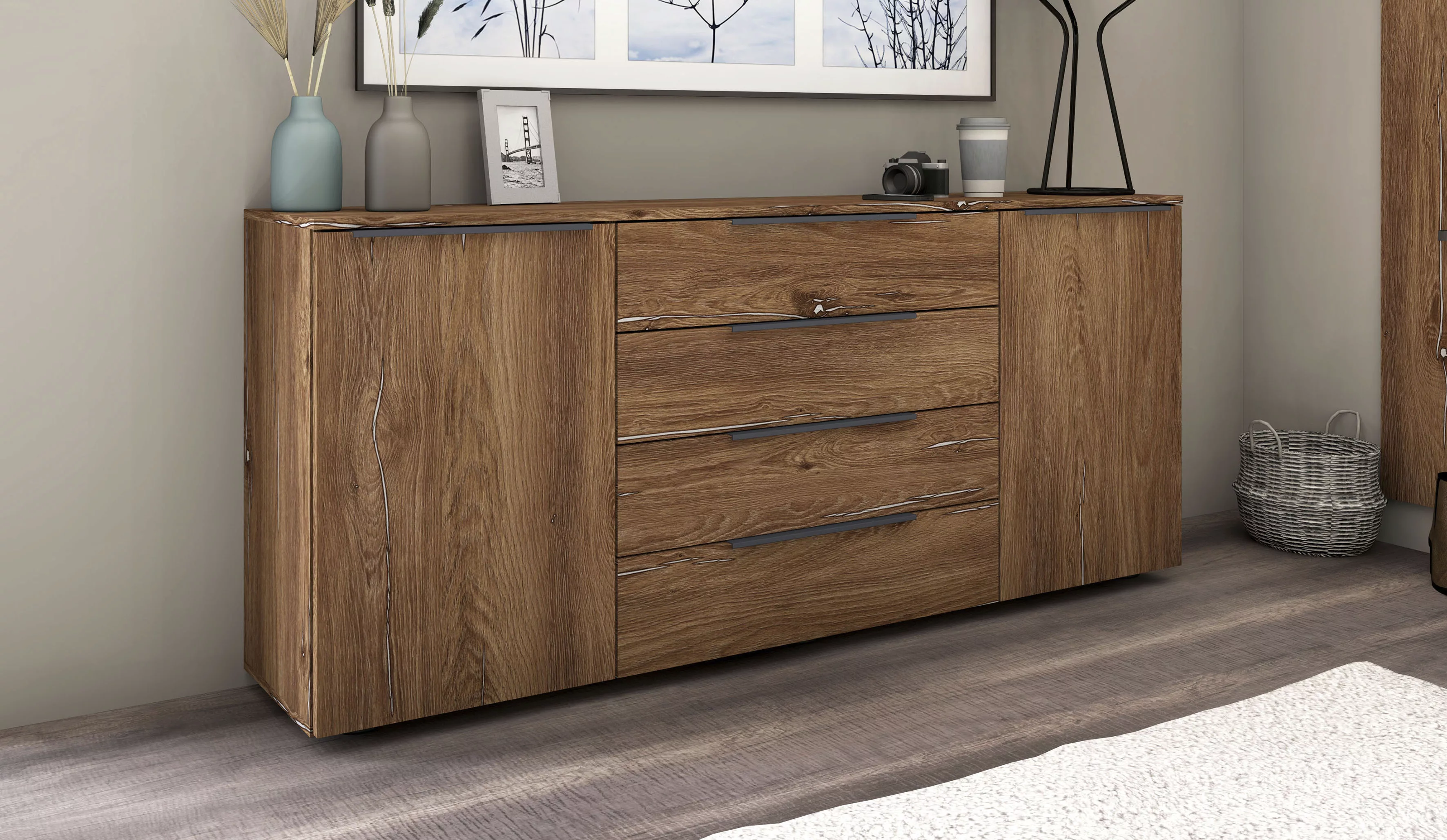 borchardt Möbel Sideboard "Tom", Breite 166 cm günstig online kaufen